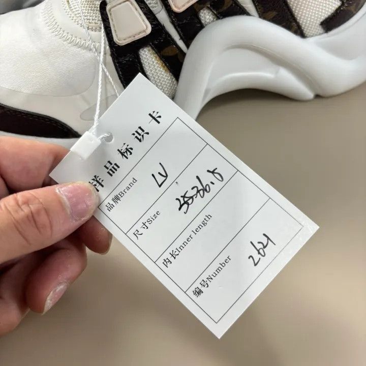 Louis Vuitton Louis Vuitton Thick Sole High-Top Sneakers -2508 Size US 6.5 / EU 39-40 - 8 Thumbnail