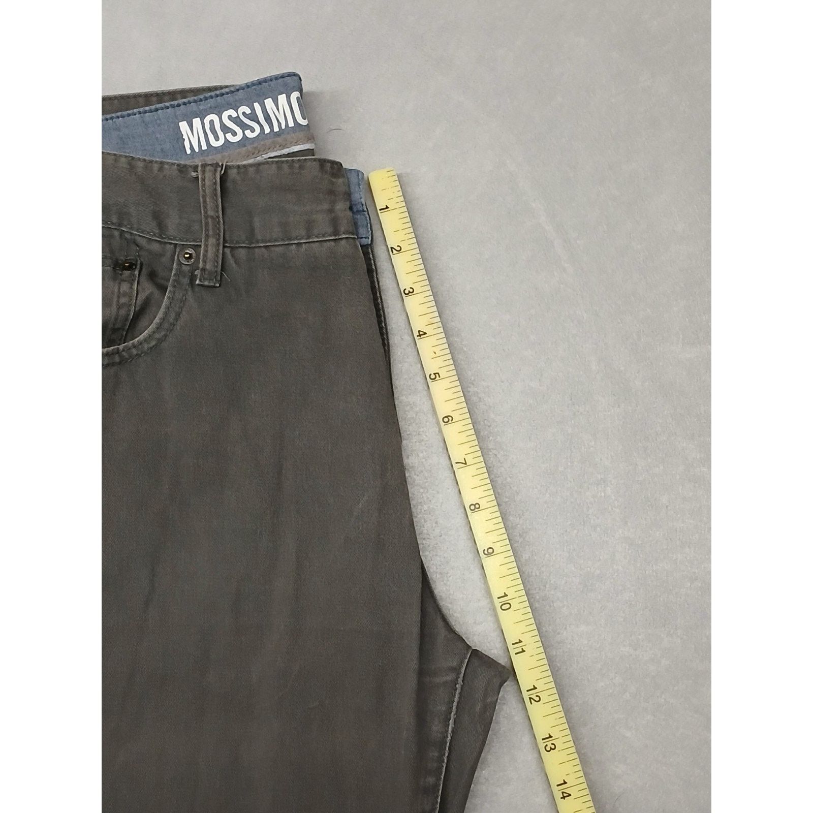 Mossimo Mossimo (38x30) Grey Relaxed Straight Cotton Jeans/Pants Size US 38 / EU 54 - 4 Thumbnail