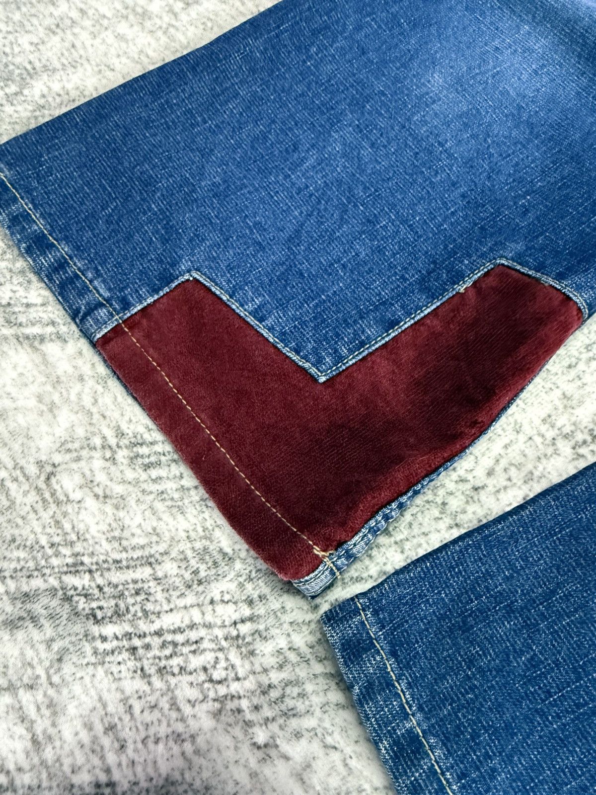 Japanese Brand × Tornado Mart Tornado Mart Style Patch Work Flared Jeans Route 66 Size US 28 / EU 44 - 20 Thumbnail
