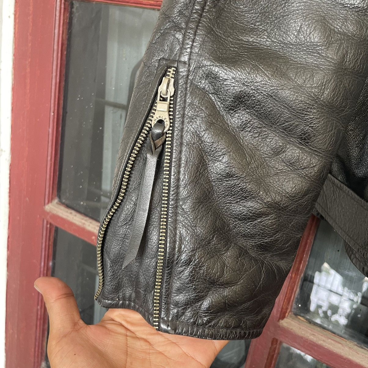 Harley Davidson Harley Davidson 00s - Classic Leather Biker Jacket Size US M / EU 48-50 / 2 - 6 Thumbnail