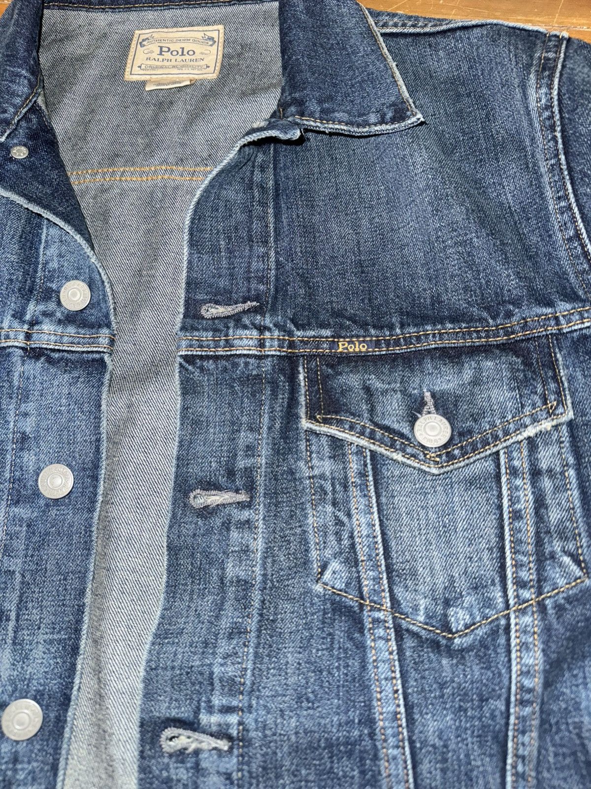 Polo Ralph Lauren Polo ralph lauren vintage style denim jacket unworn Size US M / EU 48-50 / 2 - 4 Thumbnail