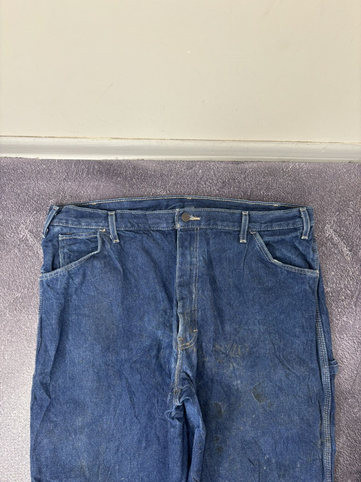 Dickies Vintage Dickies Workwear Relaxed Fit Distressed Denim Jeans Size US 40 / EU 56 - 14 Thumbnail
