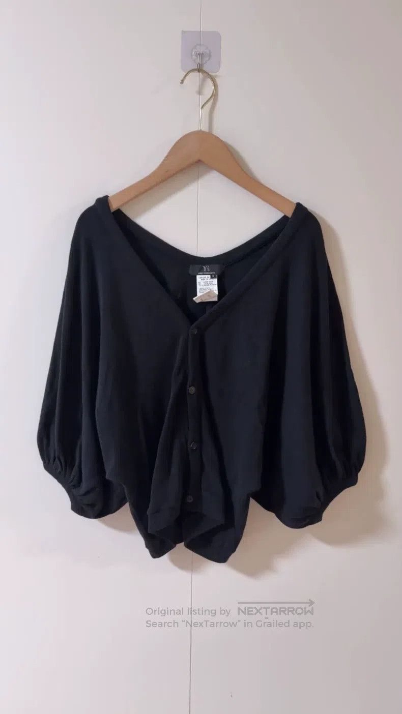 Yohji Yamamoto Yohji Yamamoto size 3 Black Bat Sleeve Cardigan shirt Size L / US 10 / IT 46 - 1 Thumbnail