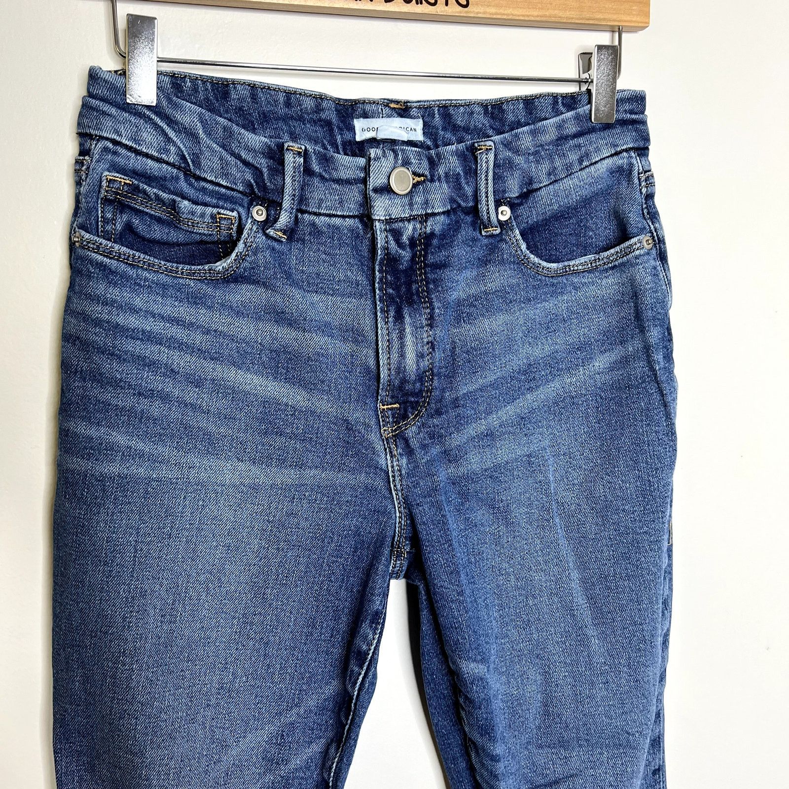Good American Good American Good Legs High Rise Jeans Size 28" / US 6 / IT 42 - 3 Thumbnail