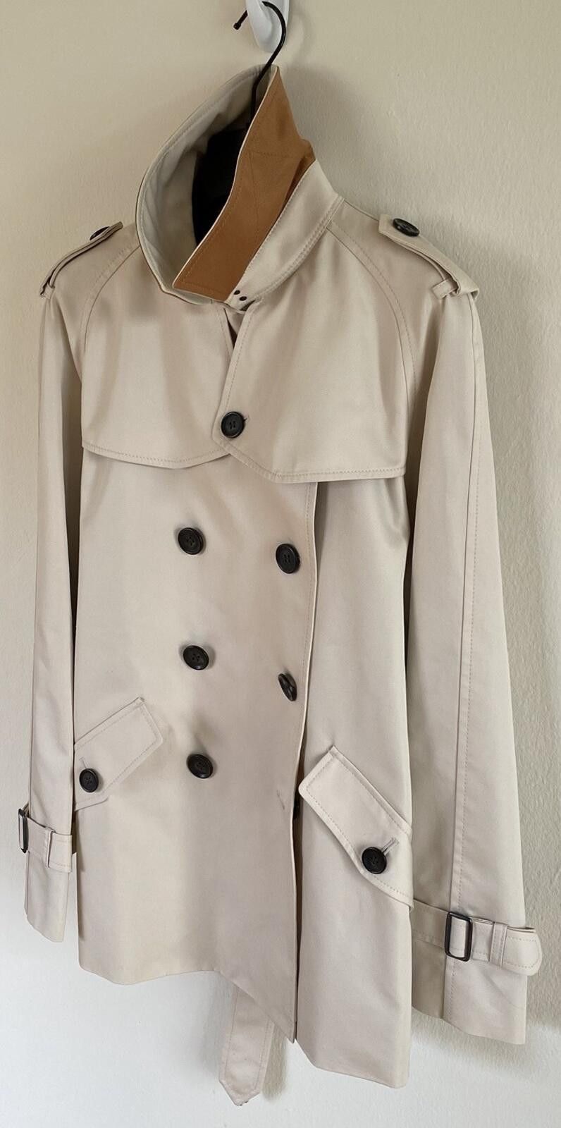 Coach NWT Coach Solid Short Trench Coat Porcelain Size M MSRP $450 Size M / US 6-8 / IT 42-44 - 1 Thumbnail