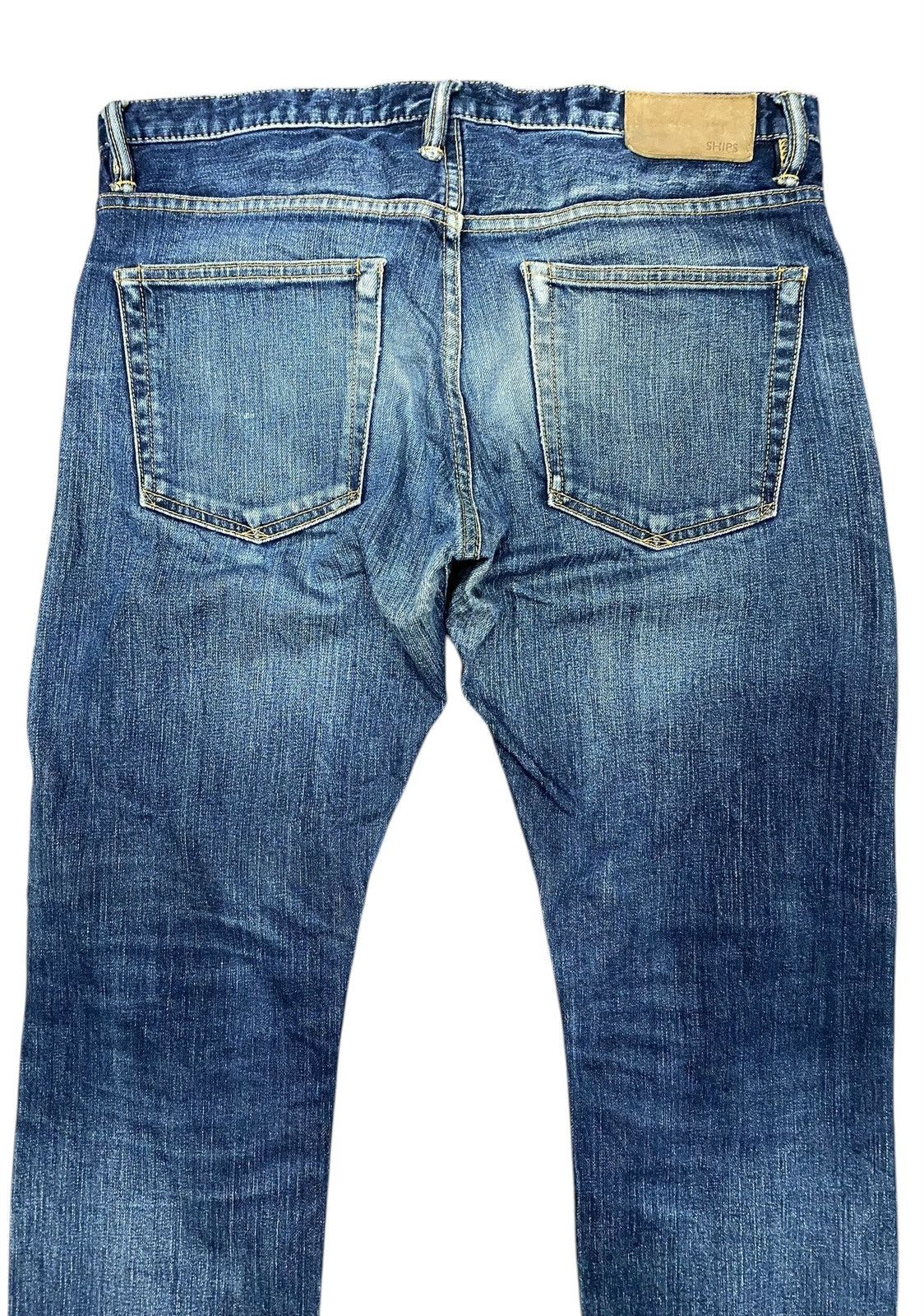 20471120 SHIPS Denim Redline Selvage Skinny Size US 34 / EU 50 - 5 Thumbnail