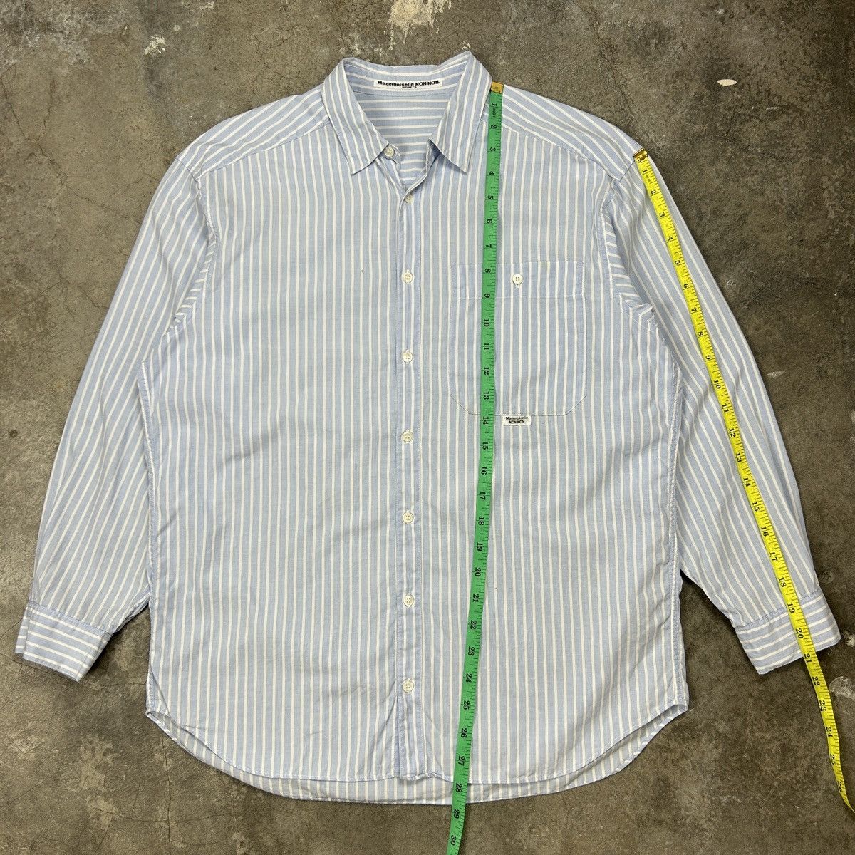 Japanese Brand × Mademoiselle Non Non Mademoiselle Non Non - Blue Shirt Size US L / EU 52-54 / 3 - 7 Thumbnail