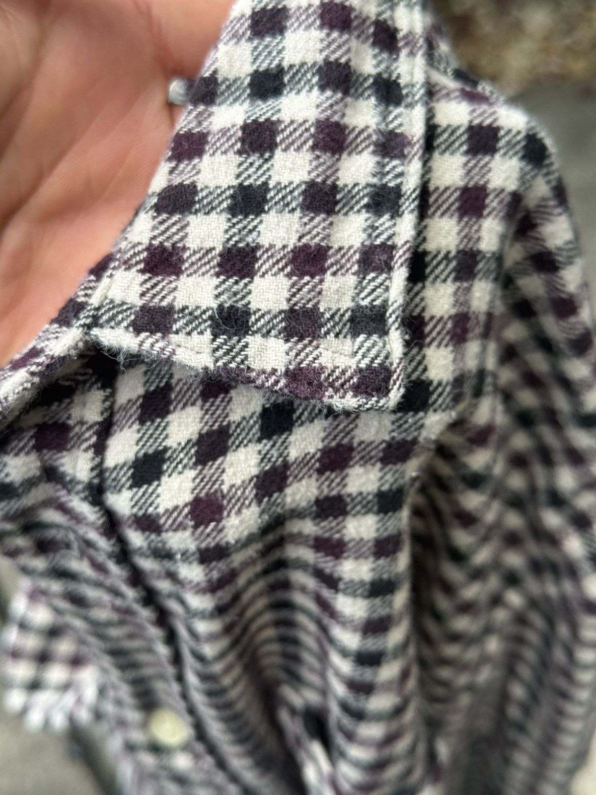 H&M Houndstooth Relaxed Fit Premium Cotton Flannel Shirt Size US M / EU 48-50 / 2 - 5 Thumbnail
