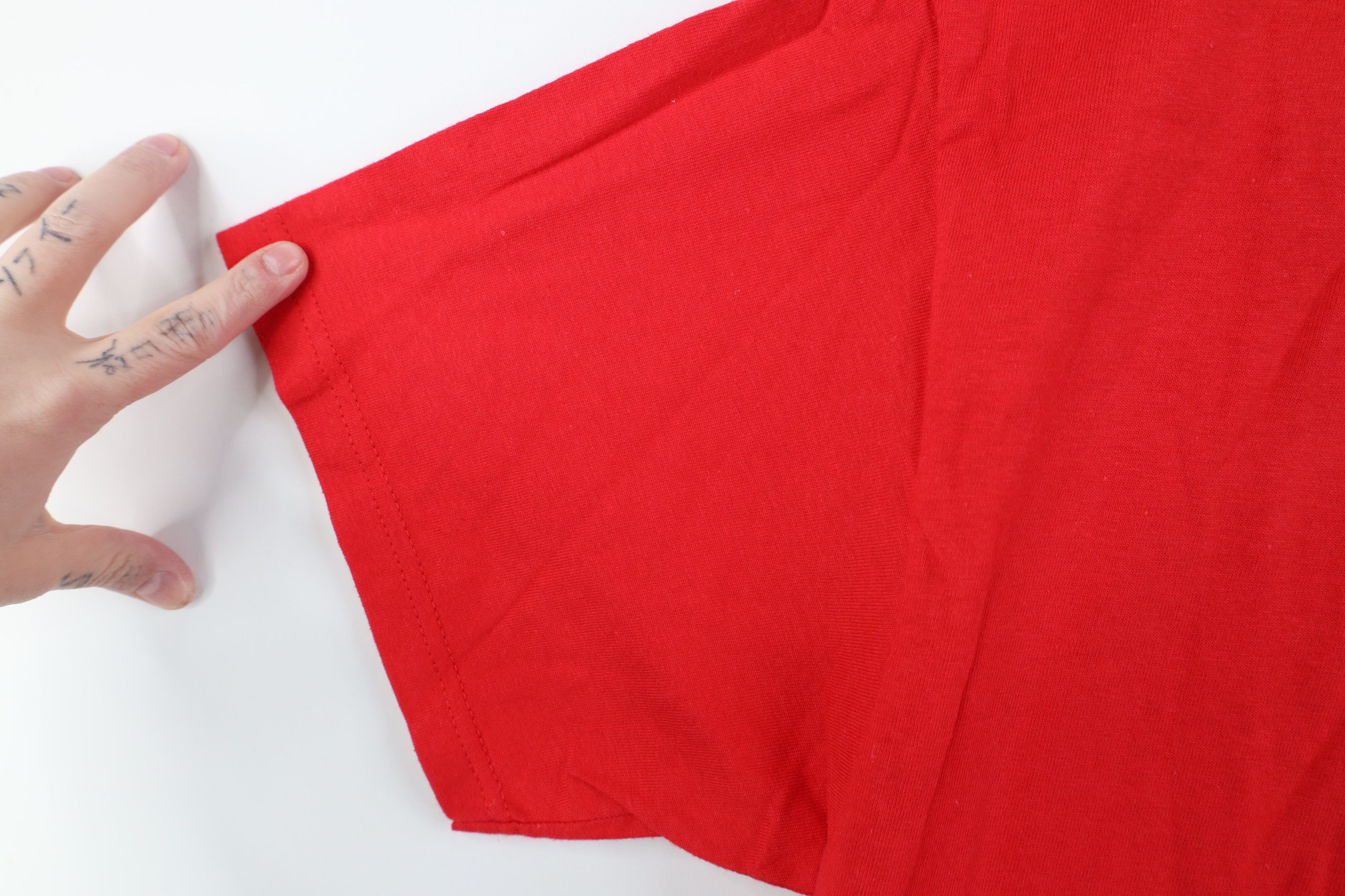 Dooney & Bourke Vintage 90s Dooney & Bourke Spell Short Sleeve T-Shirt Red Size XXL / US 16-18 / IT 52-54 - 10 Thumbnail
