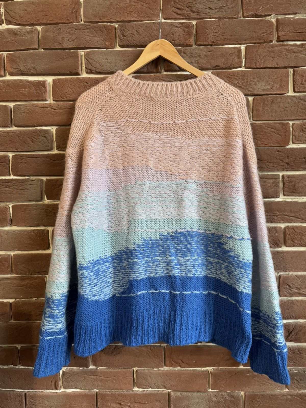Acne Studios Acne Studios Designer Mohair Knit Sweater Blue Pink Grail Size US M / EU 48-50 / 2 - 2 Thumbnail