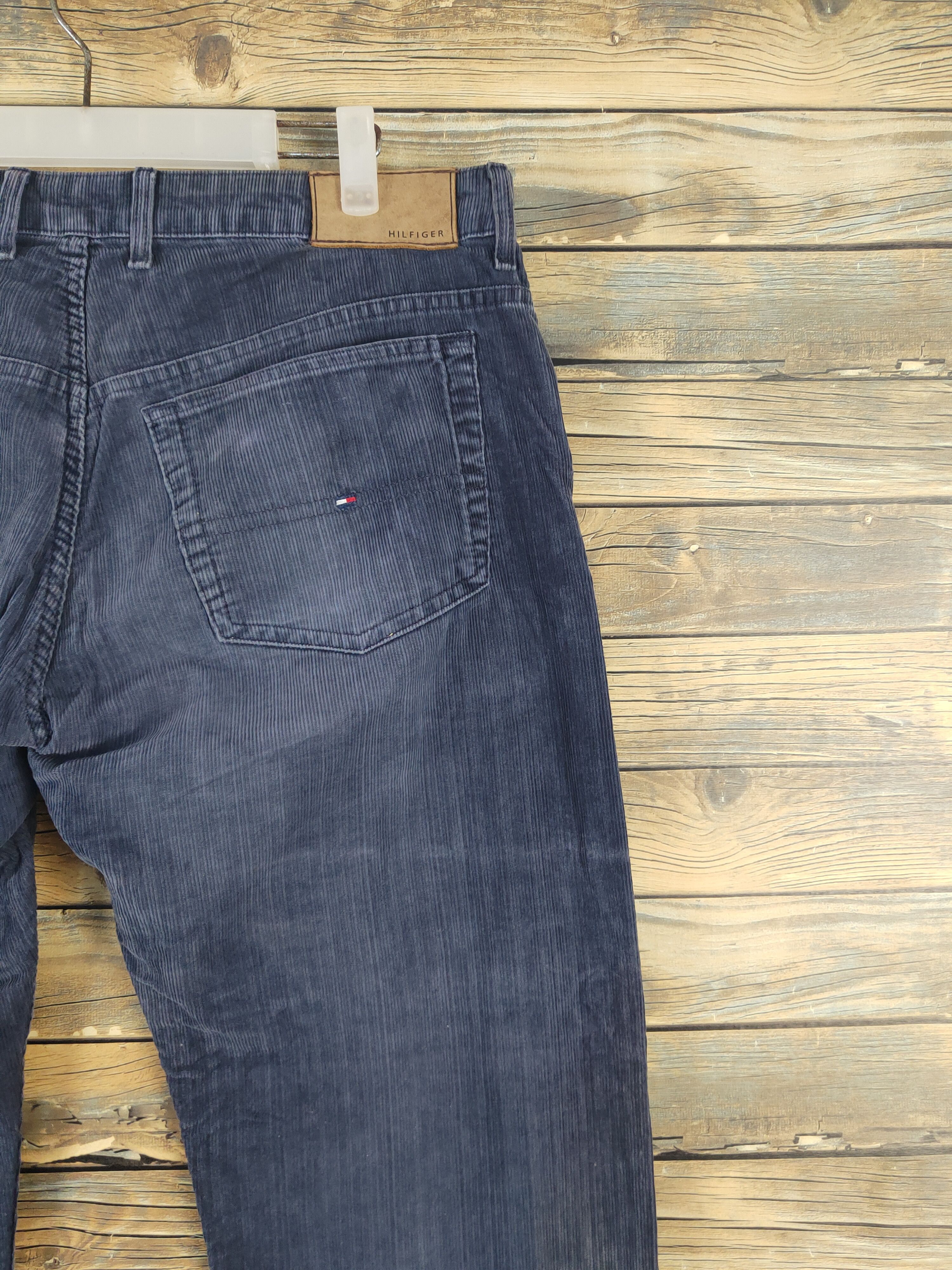 Tommy Hilfiger Tommy Hilfiger Navy Faded vintage Corduroy Pants #W1720 Size US 36 / EU 52 - 12 Thumbnail