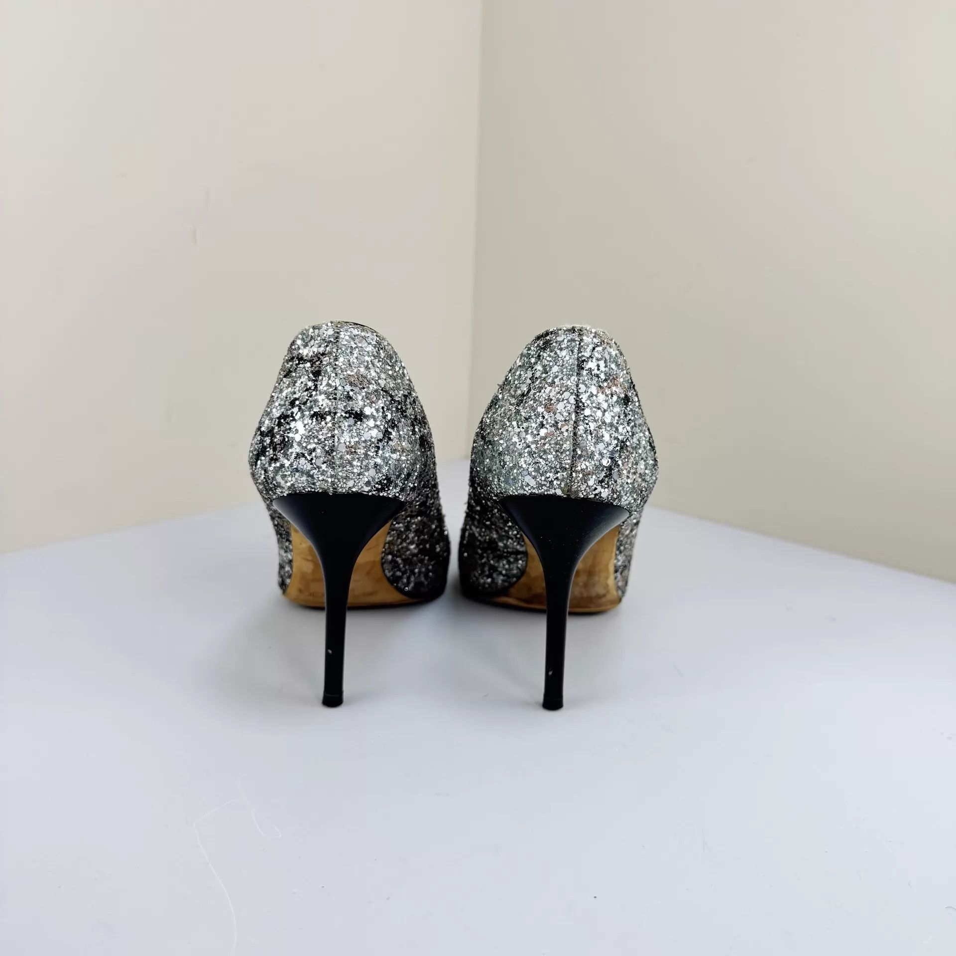Jimmy Choo Jimmy Choo Women's Sequin Pumps 35 EU 95 New Size US 4.5 / IT 34.5 - 3 Thumbnail