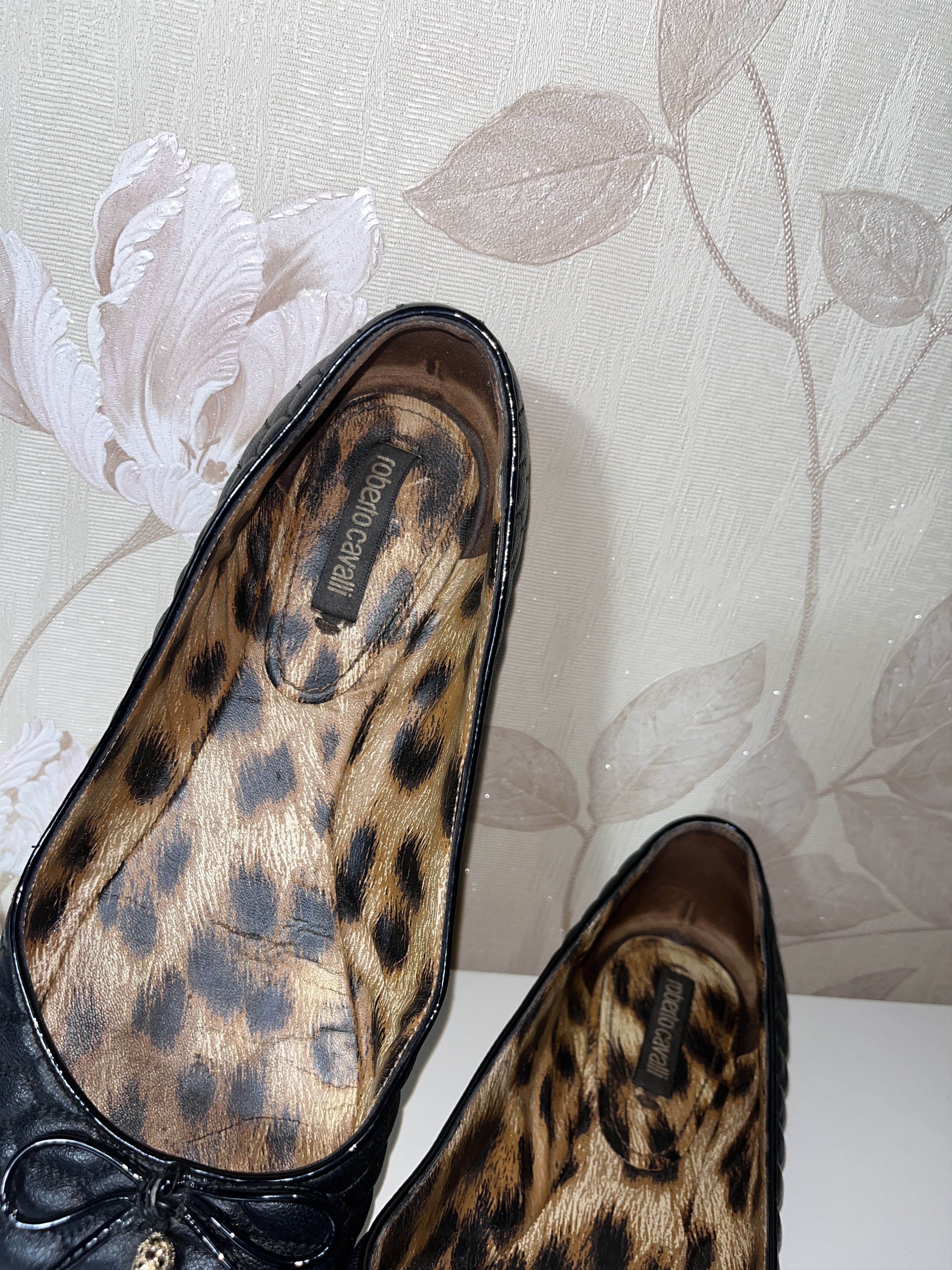 Roberto Cavalli Roberto Cavalli Just Cavalli Black Ballet Flats - Size 38 Size US 7 / IT 37 - 5 Thumbnail
