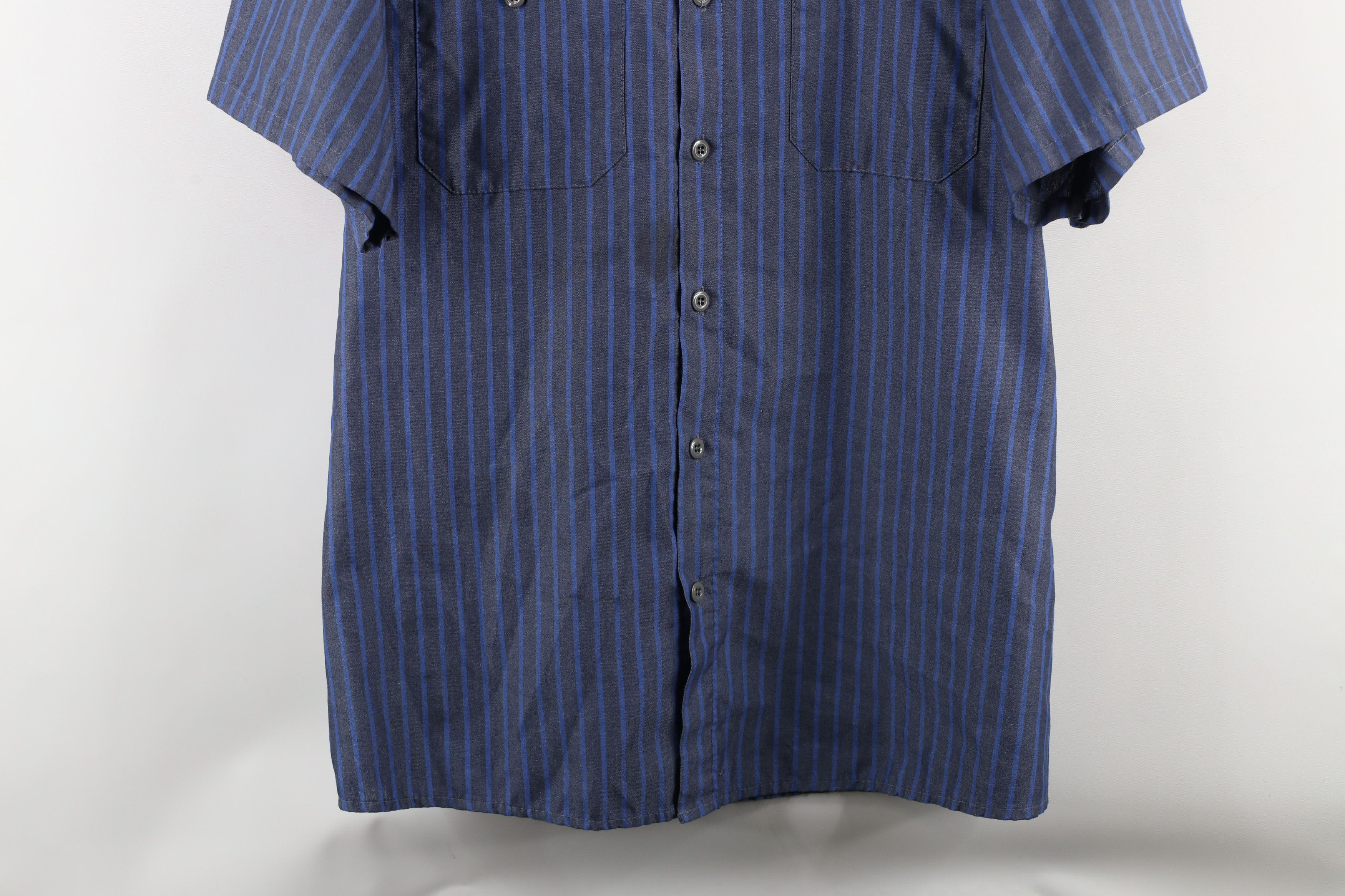 Vintage Vintage 90s Streetwear Workwear Mechanic Button Shirt Size US XL / EU 56 / 4 - 3 Thumbnail