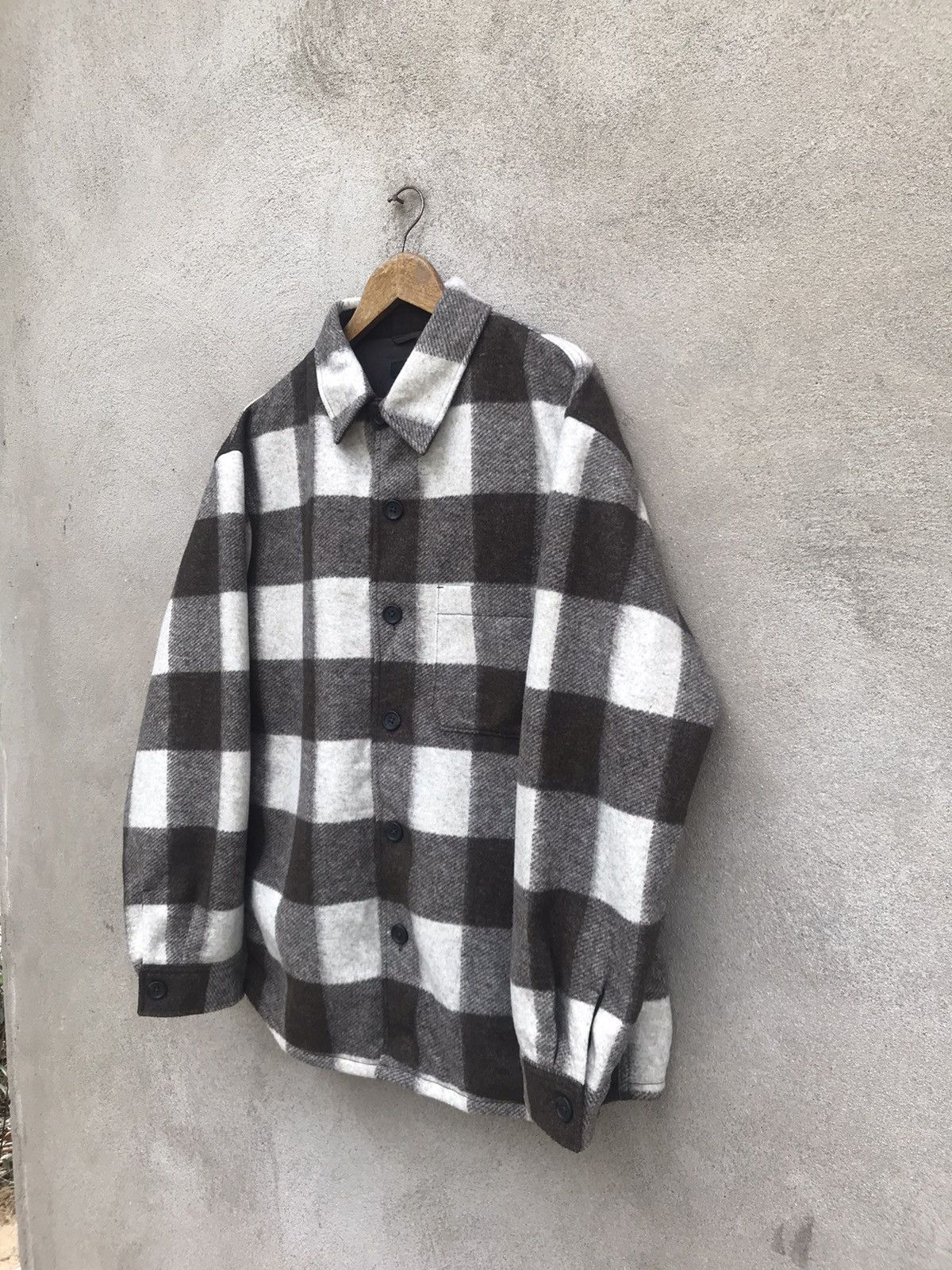Uniqlo RARE UNIQLO WORKER WOOL BUTTON UP JACKET Size US L / EU 52-54 / 3 - 3 Thumbnail