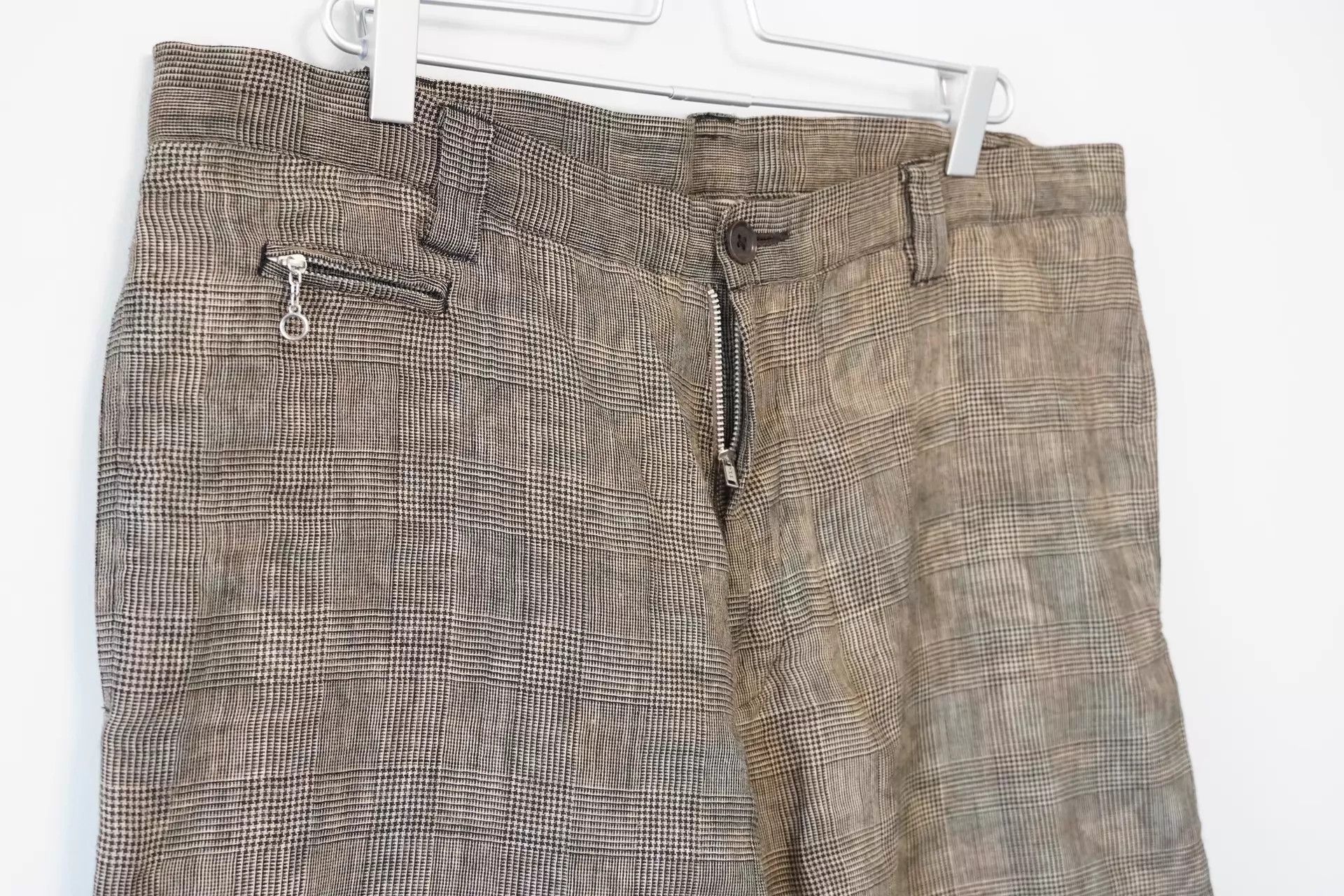 Yohji Yamamoto Yohji Yamamoto 10AW Dyed Check Trousers Size 2 Size US 32 / EU 48 - 3 Thumbnail
