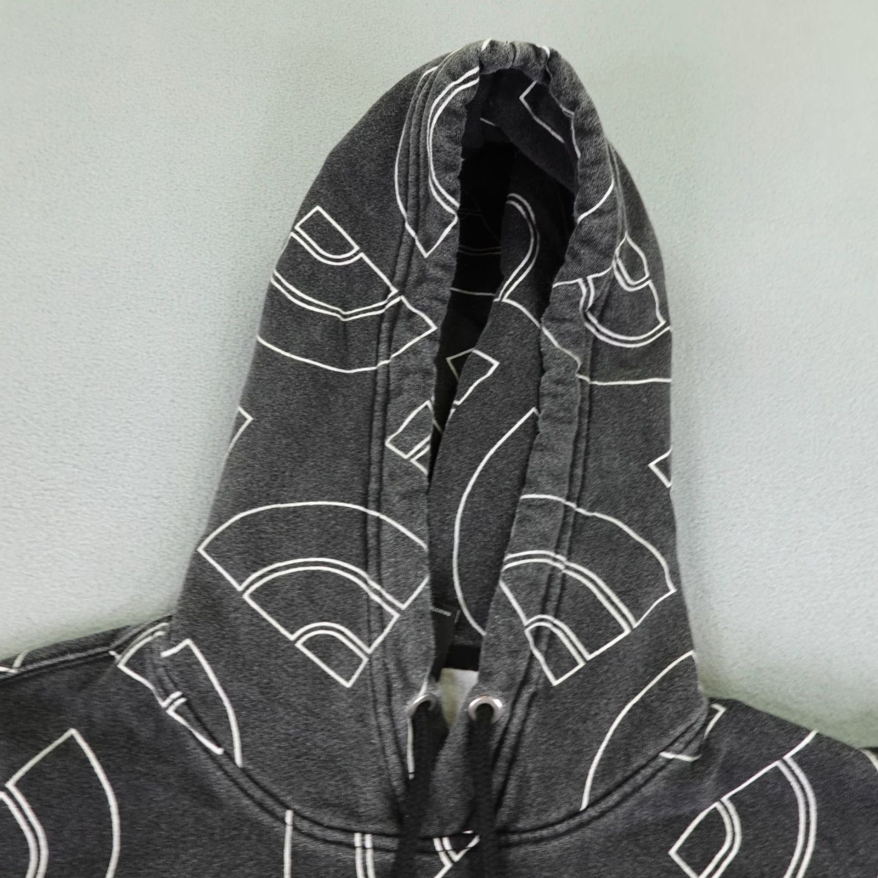 The North Face The North Face Hoodie Mens Medium Black White All Over Print AOP Ski Snowboard Size US M / EU 48-50 / 2 - 2 Thumbnail