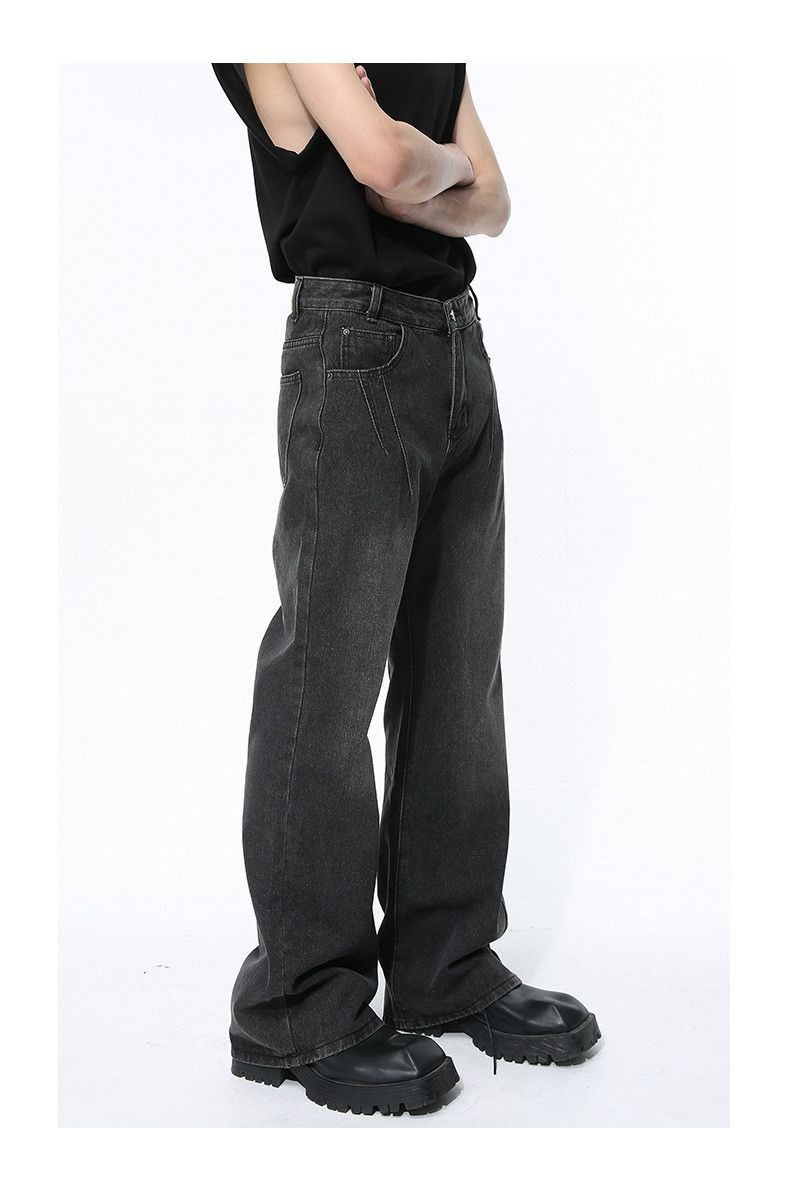 Japanese Brand × Jean Vintage Washed Straight Flare Jeans Size US 32 / EU 48 - 3 Thumbnail