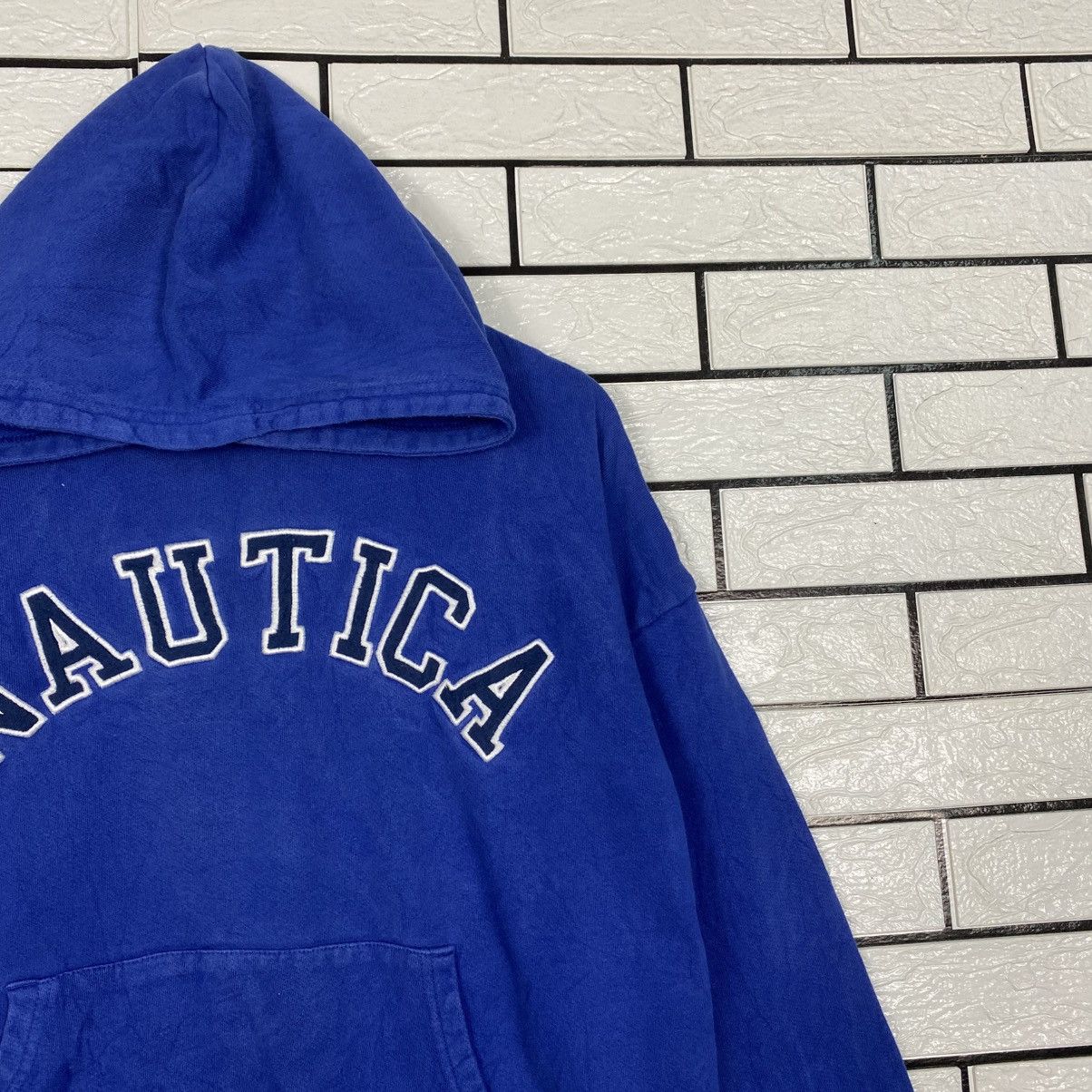 Japanese Brand 📌Vintage Hoodie Nautica Pull Over Embroidery Big Logo Size US XL / EU 56 / 4 - 7 Thumbnail