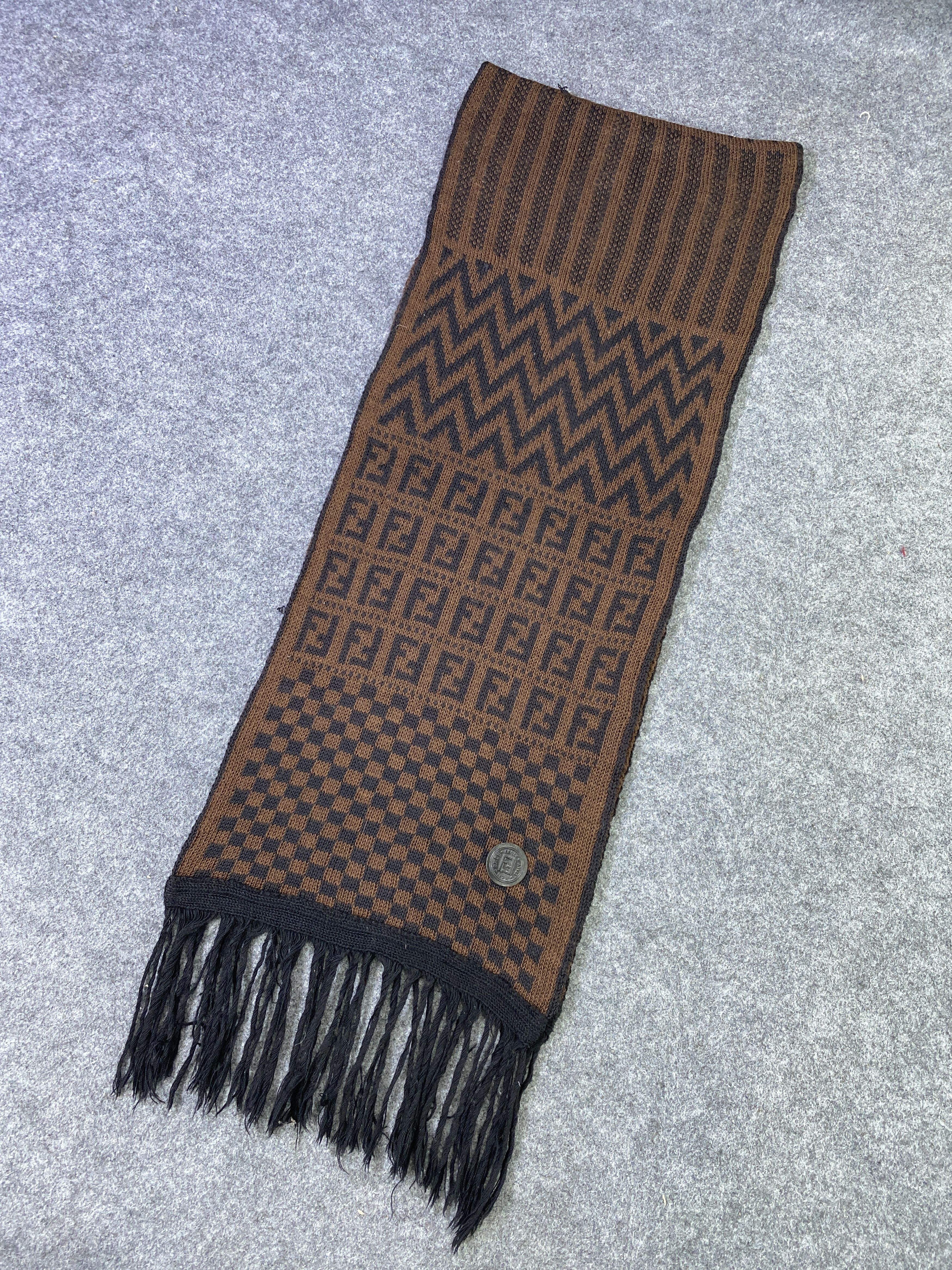 Designer VINTAGE FENDI Scarf / Muffler / Neckwear -T857 Size ONE SIZE - 2 Thumbnail
