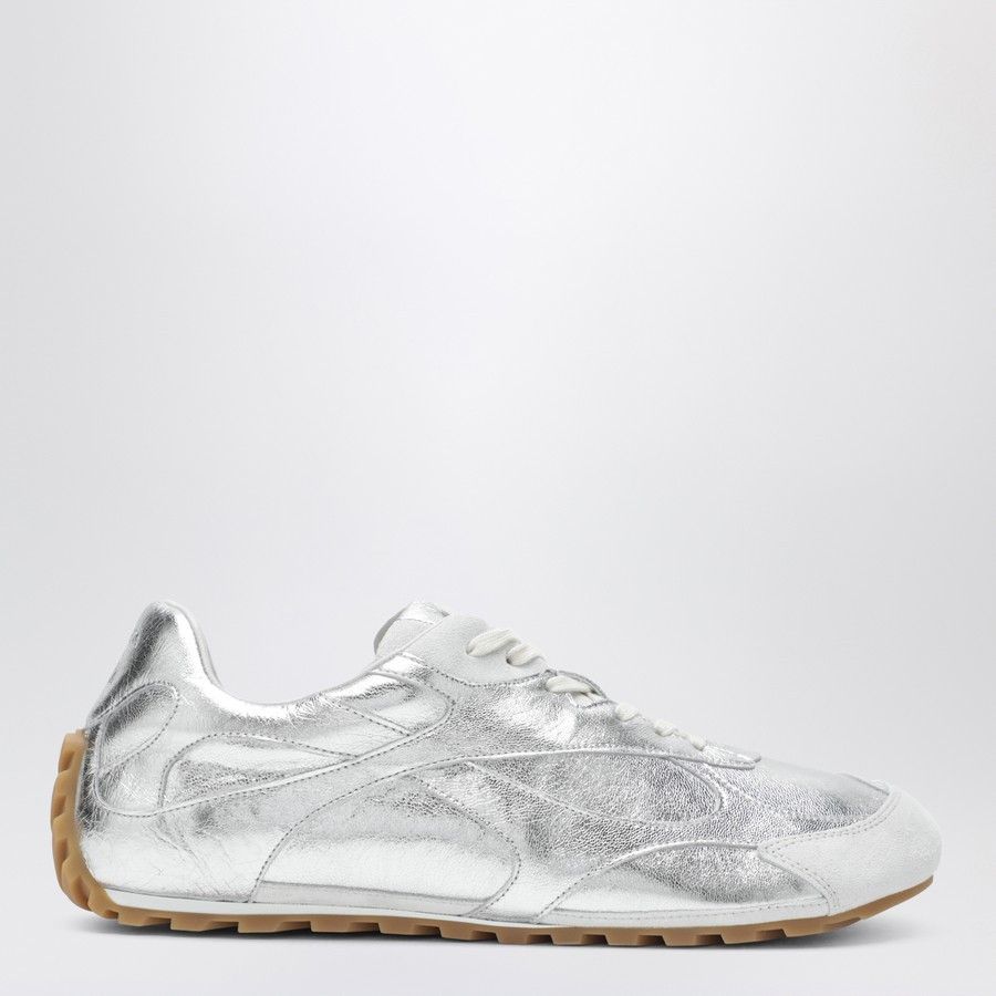 Bottega Veneta o1d2blof0226 Low-Top Sneakers in Silver Size US 11 / EU 44 - 1 Thumbnail