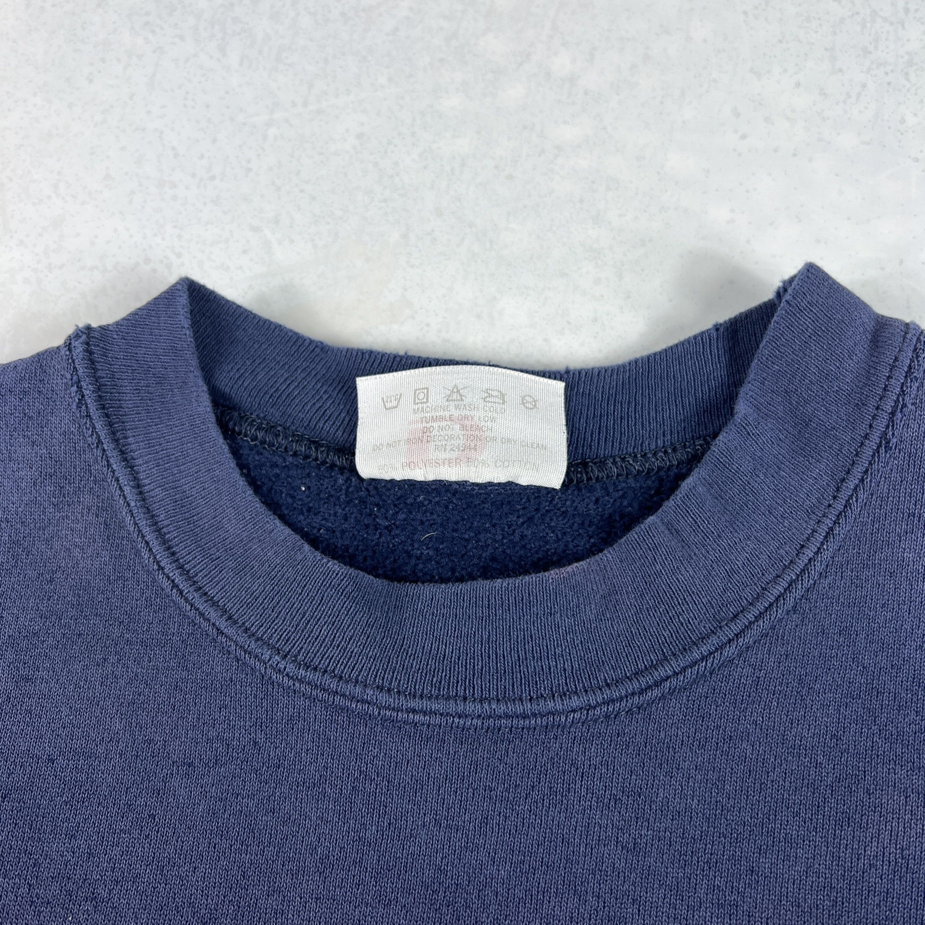 NCAA × Vintage VTG 90 Illinois Fighting Illini Sweatshirt Thrashed Crewneck Size US L / EU 52-54 / 3 - 9 Thumbnail