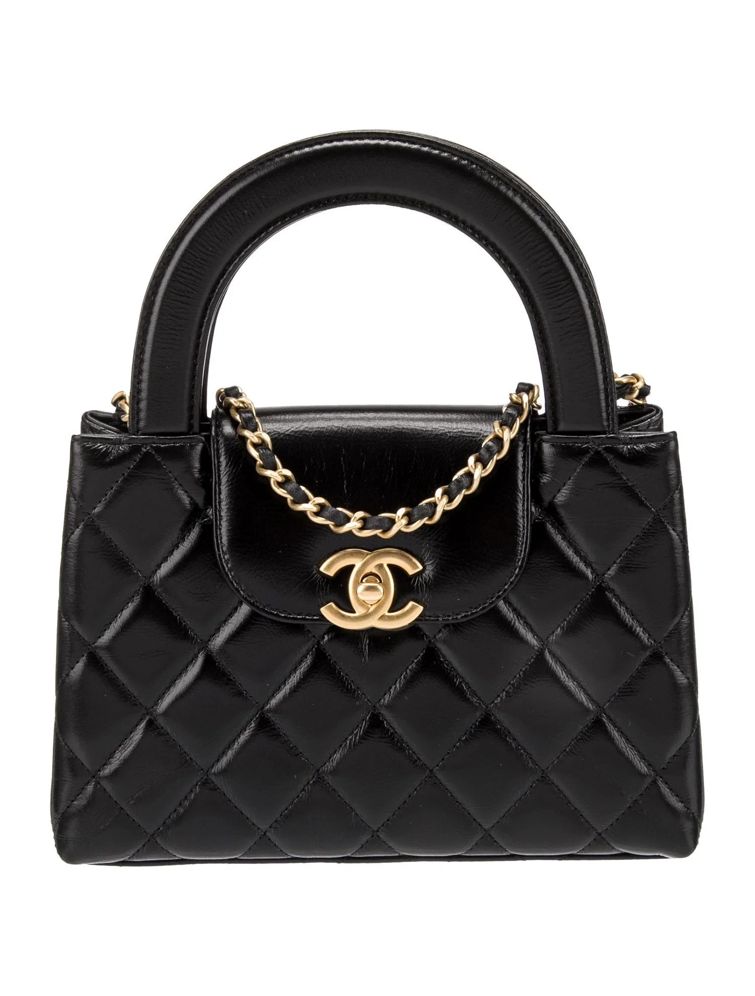 Chanel os11x0326 Size: OS / Mini Kelly Shopper Bag in Black Size ONE SIZE - 1 Thumbnail