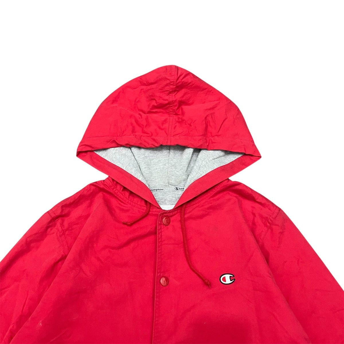 Champion × Supreme SS16 Supreme x Champion Windbreaker Hooded Red Size US S / EU 44-46 / 1 - 3 Thumbnail