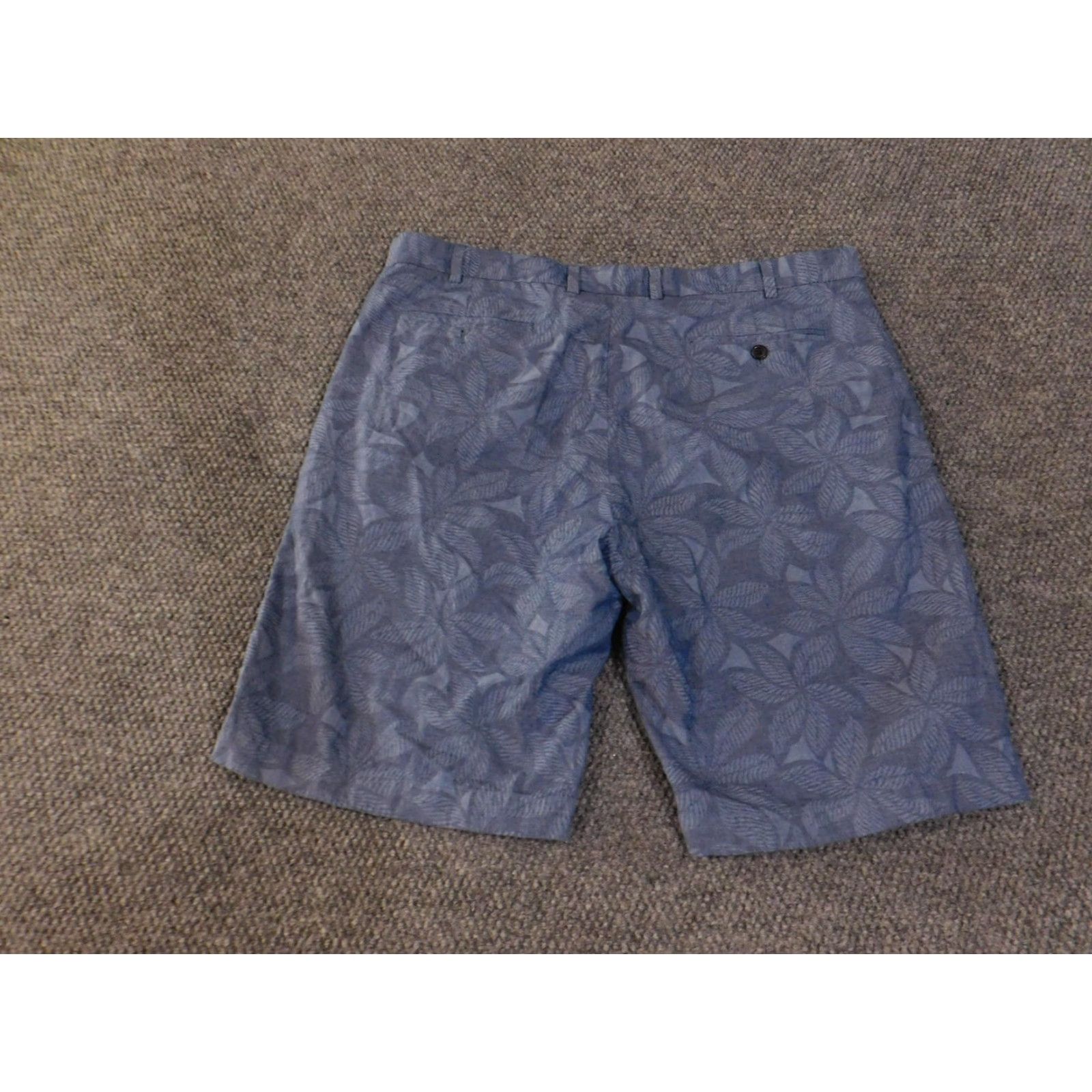 Brooks Brothers Brooks Brothers Shorts Mens 40 Blue Floral Leaf Print 10 Inseam Pockets Casual Summer Cotton Chino Big & Tall Mens Size US 40 / EU 56 - 7 Thumbnail