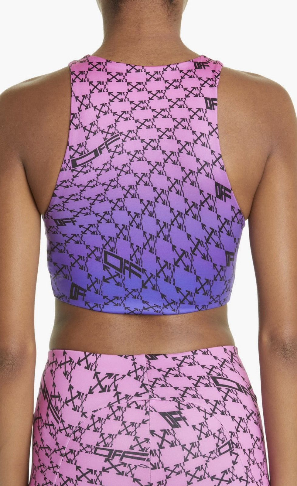 Off-White Off-White Monogram Sports Bra in Fuchsia Black size S Size S / US 4 / IT 40 - 3 Thumbnail