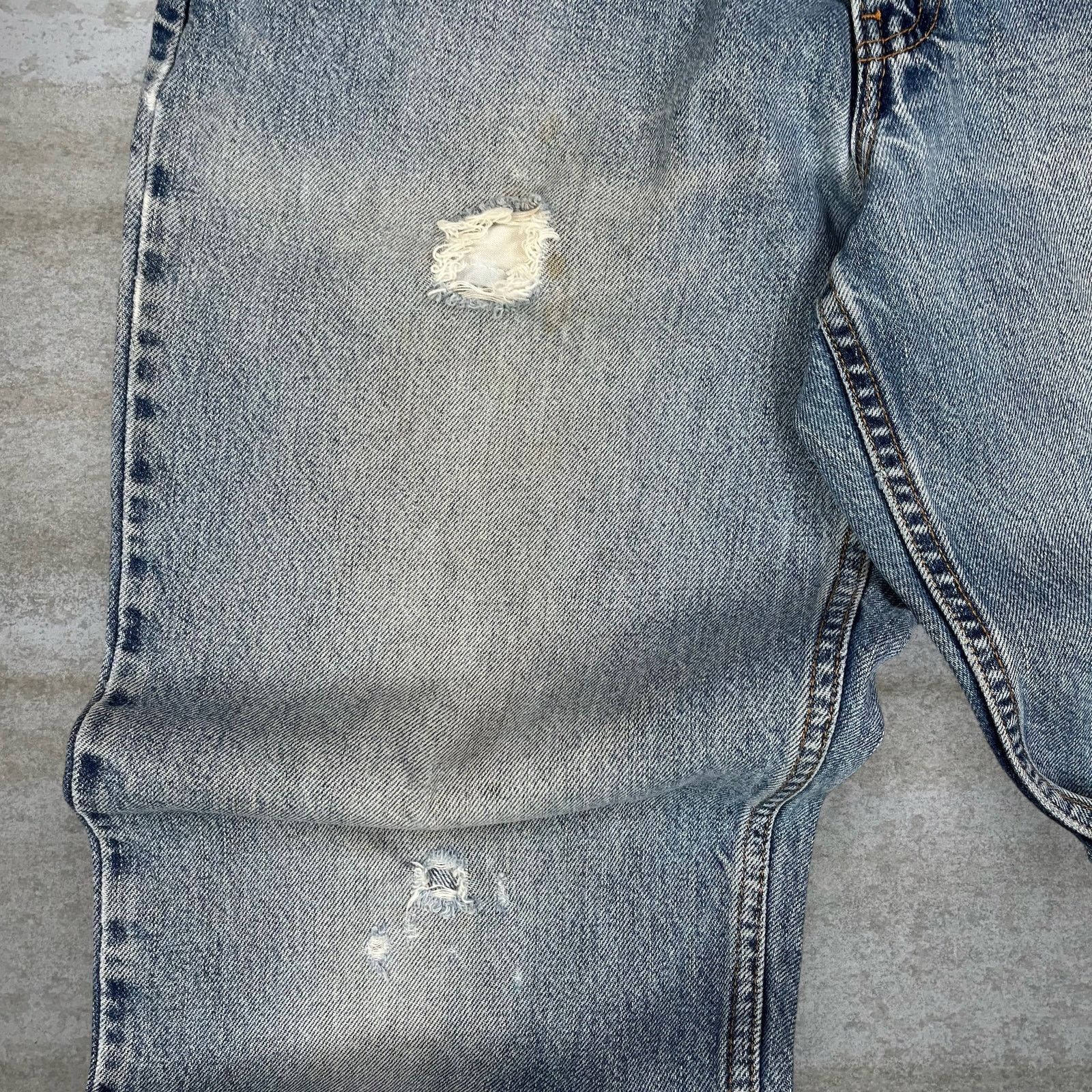 Levi's Vintage 90s Levis Jeans 550 34x32 Relaxed Fit Medium Wash Size US 34 / EU 50 - 6 Thumbnail