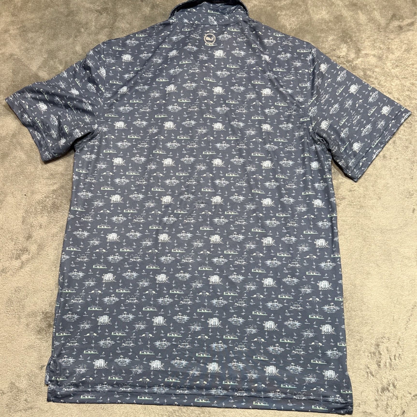 Vineyard Vines Vineyard Vines Polo Shirt Men’s Medium Blue Beach Performance Short Sleeve Polo Shirt Size US M / EU 48-50 / 2 - 7 Thumbnail
