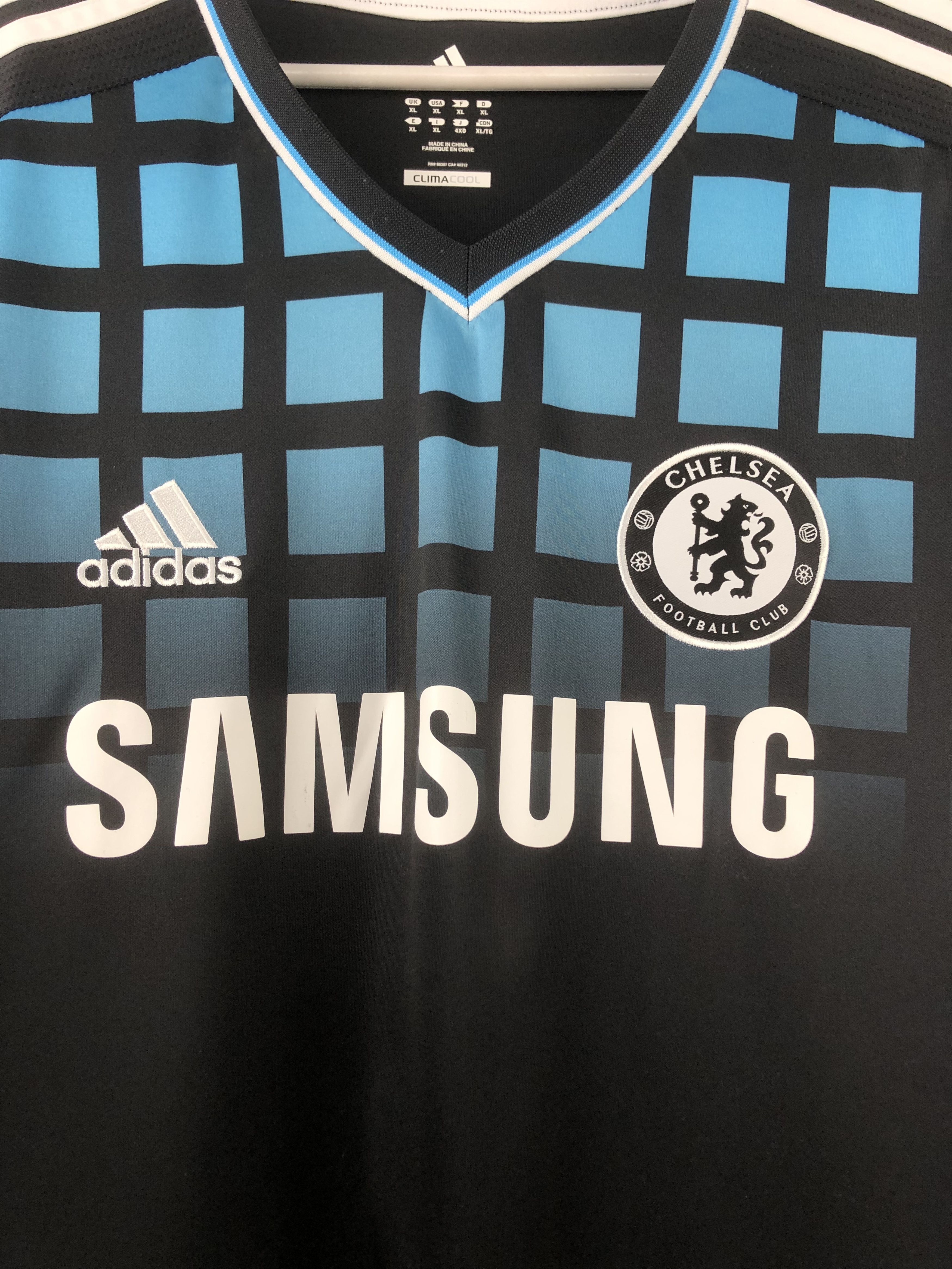 Adidas Chelsea Away football shirt 2011 Soccer Adidas Jersey Trikot Size US XL / EU 56 / 4 - 5 Thumbnail