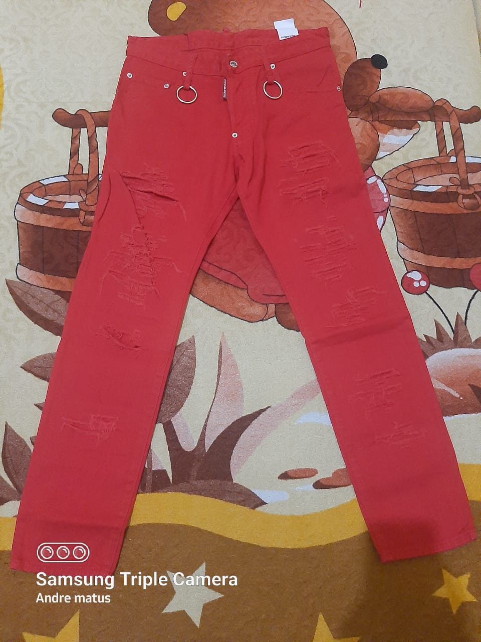 Dsquared2 Dsquared red ripped jeans Size US 30 / EU 46 - 2 Thumbnail