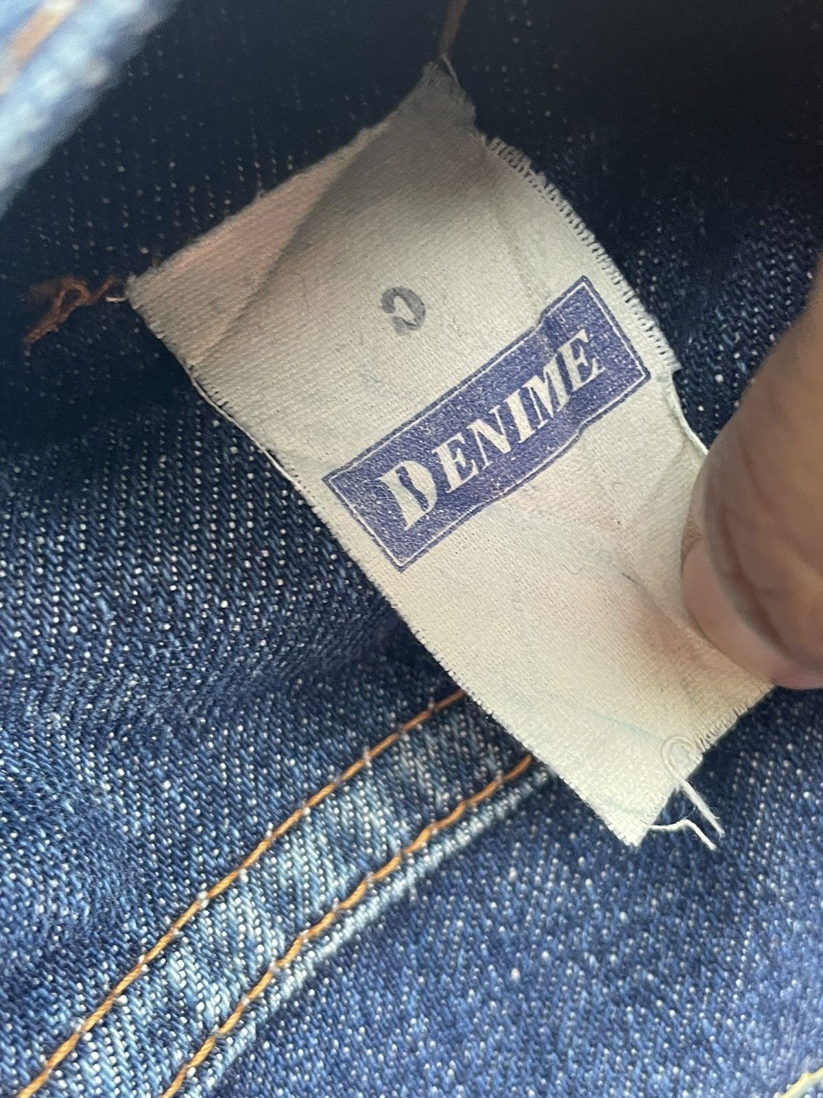 Denime × Japanese Brand × Vintage Vintage Denime Orizzonti Denim Size US 28 / EU 44 - 13 Thumbnail