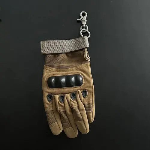 Jewelry Brown Leather Motorcycle Gloves Attachment for Pants Size ONE SIZE - 1 Thumbnail