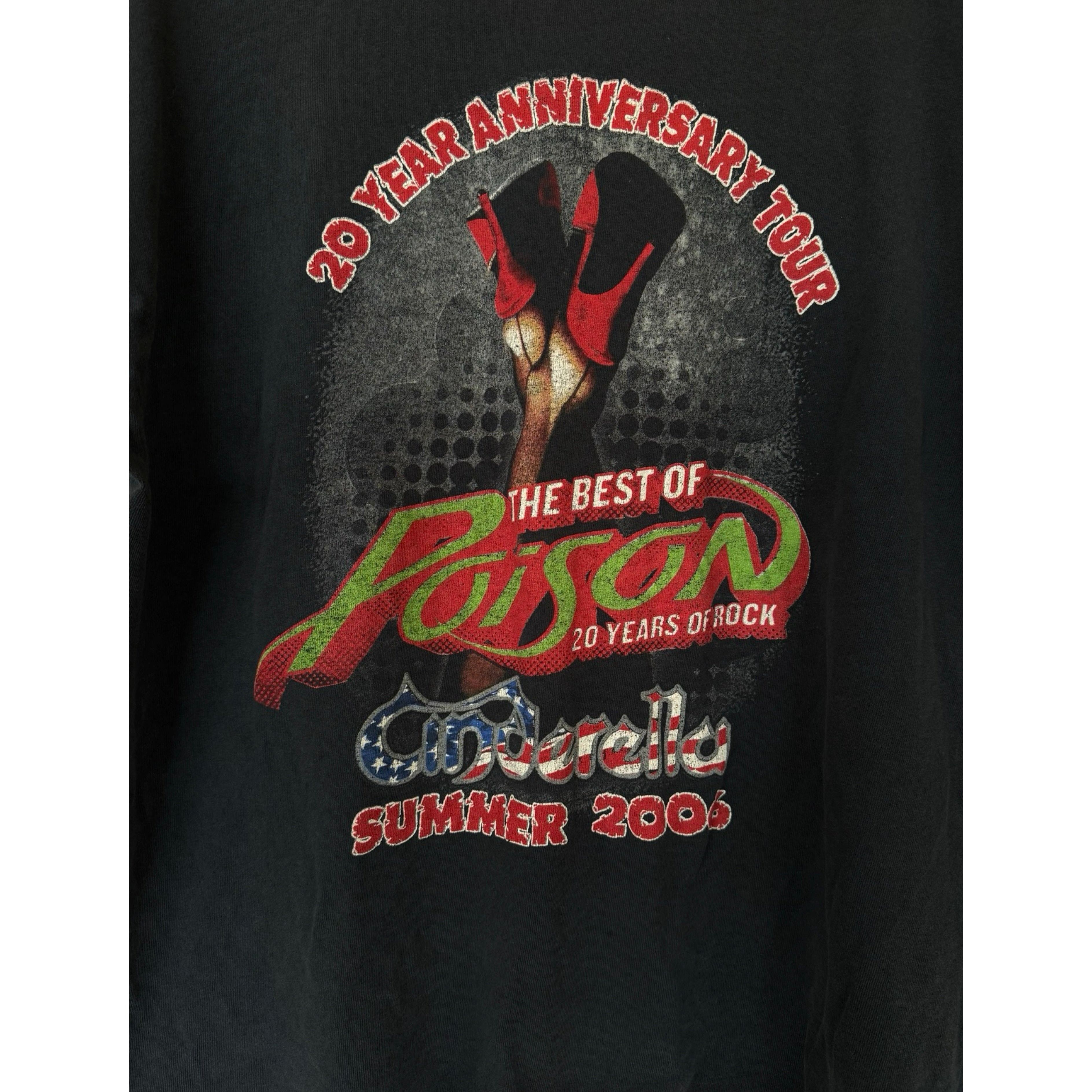 Vintage Poison Summer 2006 Tee Size US XL / EU 56 / 4 - 3 Thumbnail