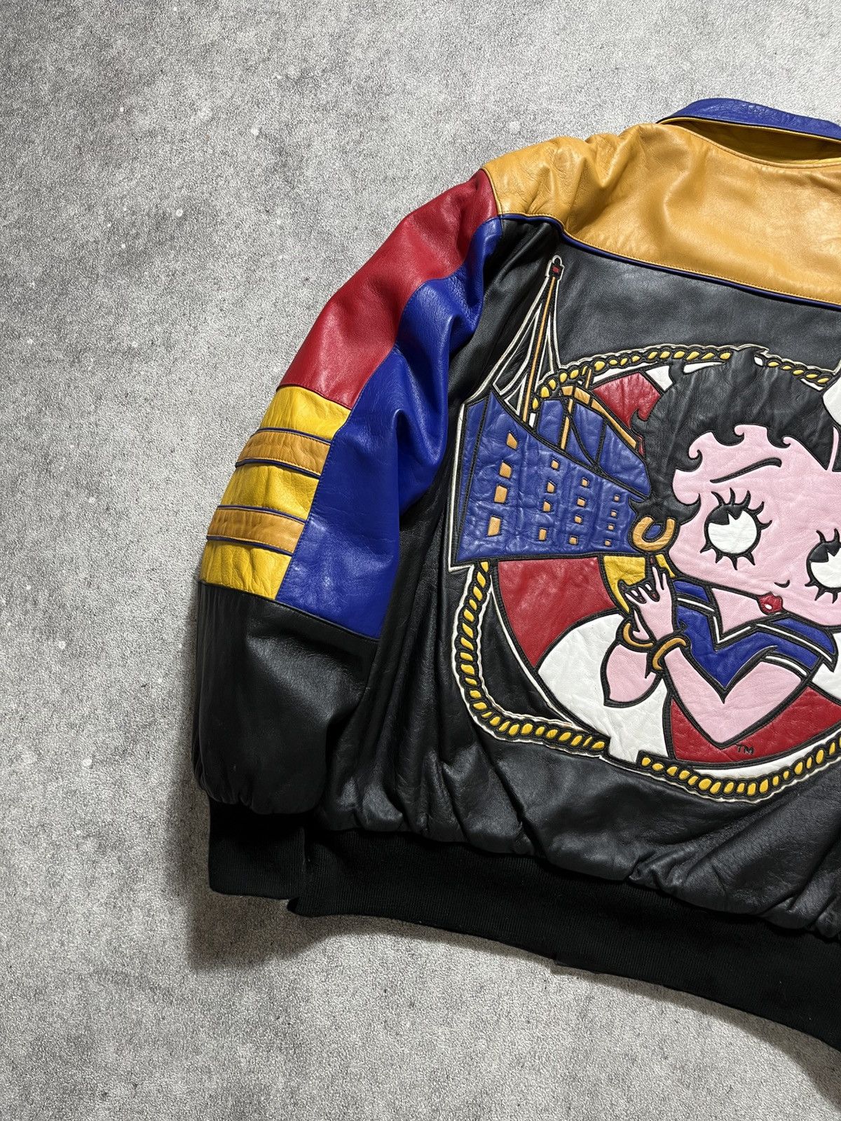 Jeff Hamilton 💥RARE💥Vintage Jeff Hamilton Betty Boop Revesible Jacket Size US M / EU 48-50 / 2 - 2 Thumbnail