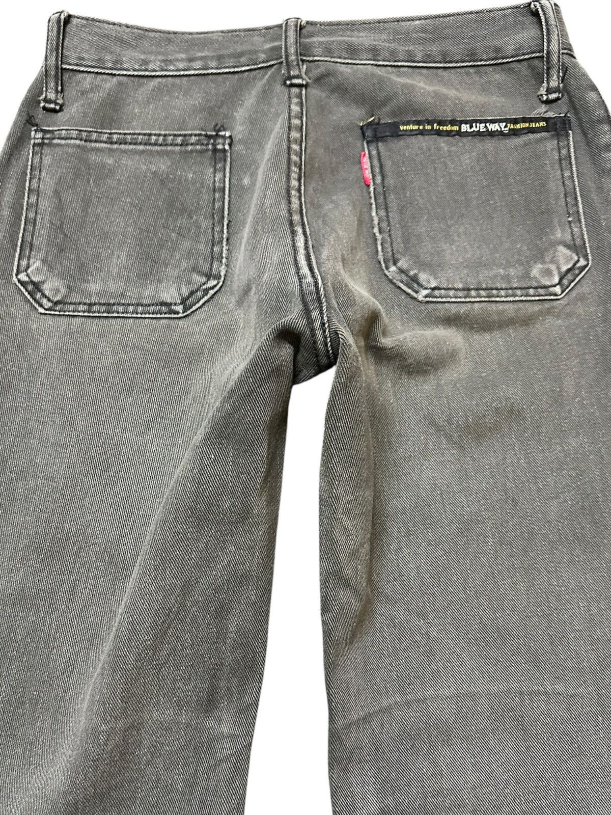 Vintage Blue Way Flare Bootcut Style Denim in Gray, Men's (Size 26) — image 5 of 6