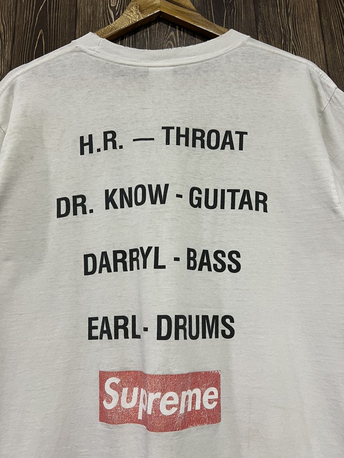 Supreme Vintage Supreme x Bad Brains Box Logo Tshirt Size US L / EU 52-54 / 3 - 9 Thumbnail