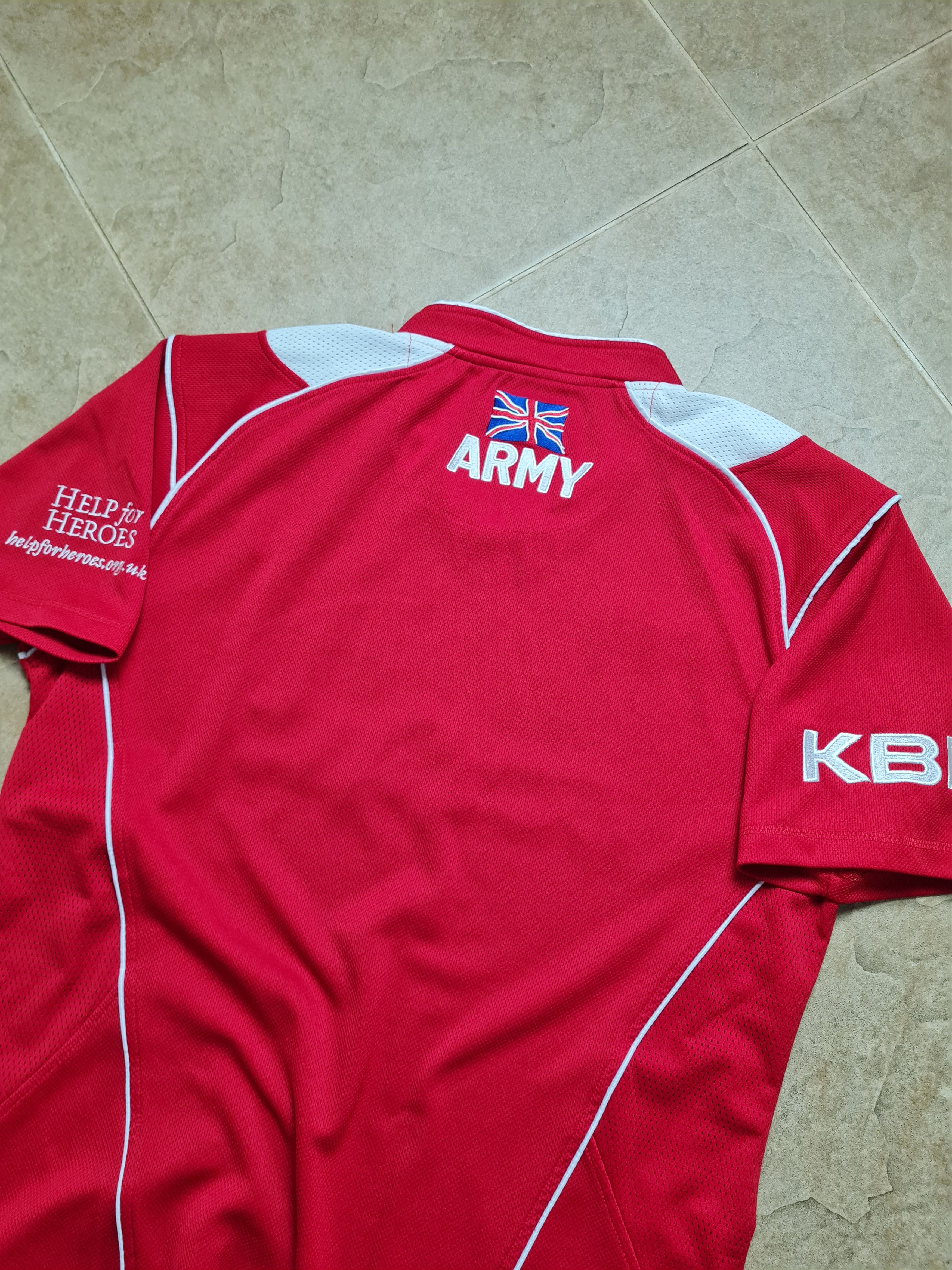 Other Kooga Jersey British Army Rugby Home Shirt 2010 Red Top Size US L / EU 52-54 / 3 - 9 Thumbnail