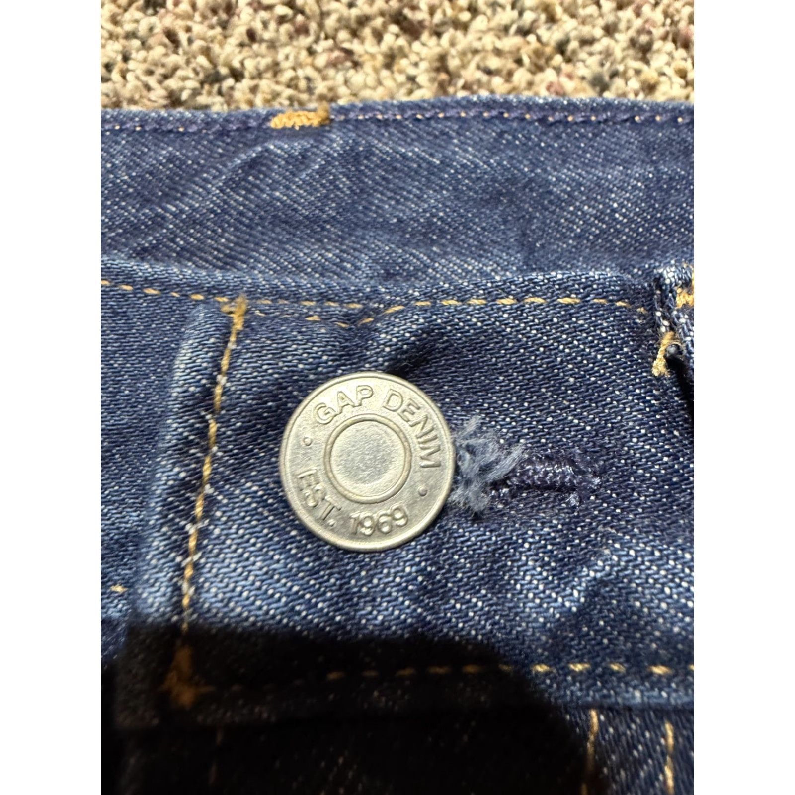 Gap VINTAGE Gap Barrel Women's Jeans Size 8 Tall Blue Denim 8/29 High Rise Mom 90s Womens Jeans Size 30" / US 8 / IT 44 - 3 Thumbnail