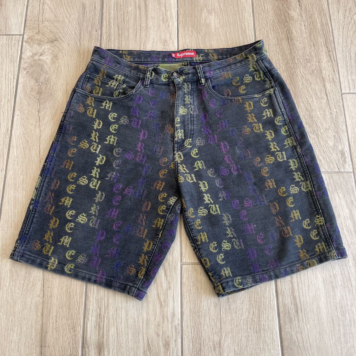 Supreme SS13 Supreme Denim 'Fuck' Shorts | Grailed