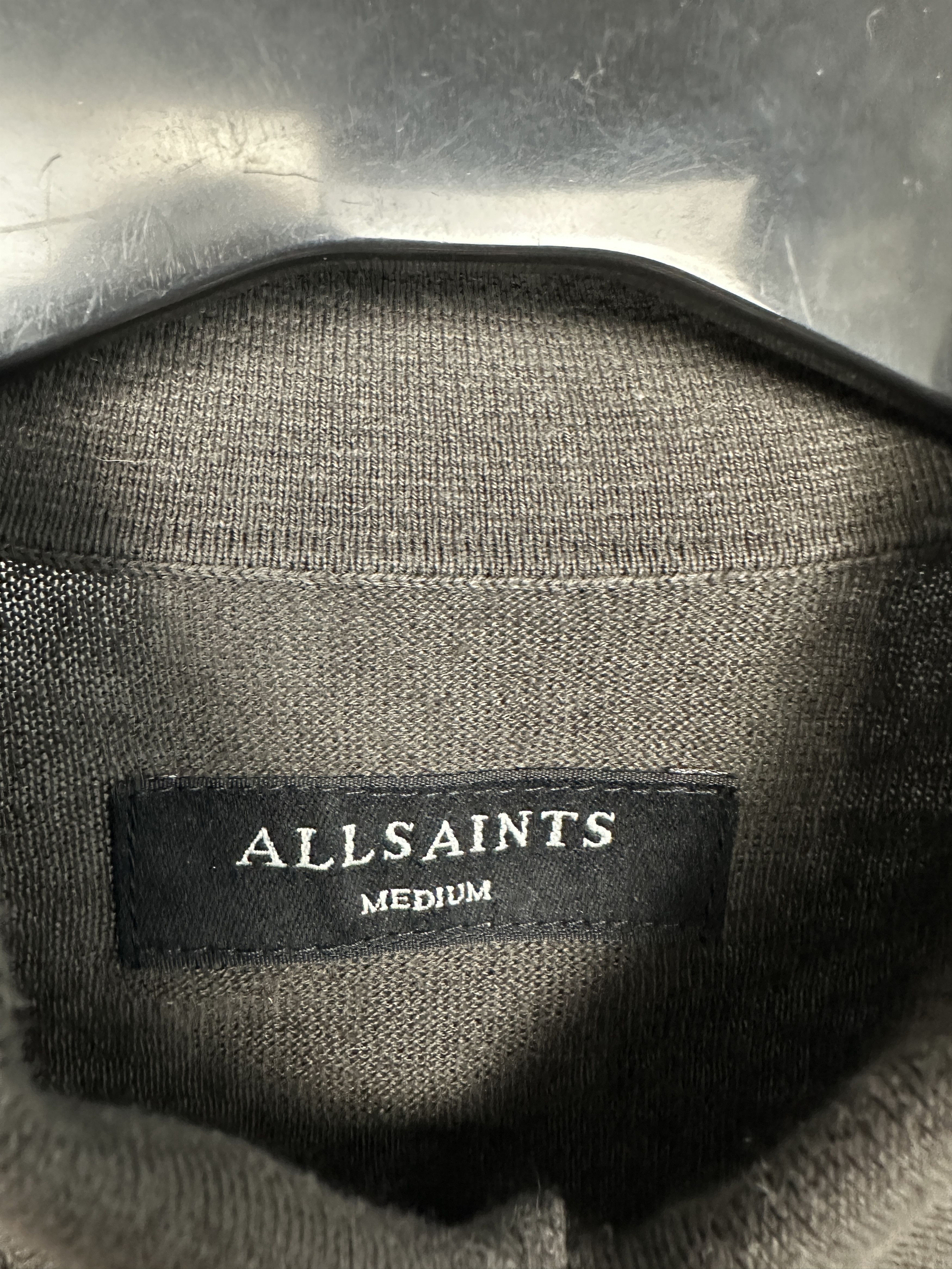 Allsaints Allsaints Mens Fade Ramskull LINEN Polo Shirt Size US M / EU 48-50 / 2 - 4 Thumbnail