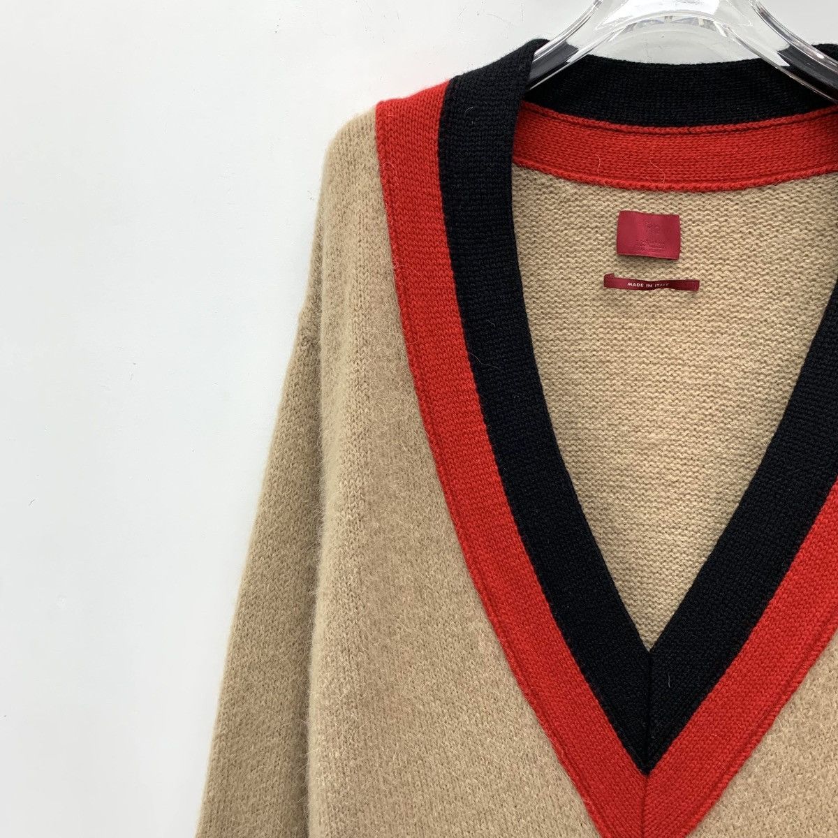 Moncler Moncler Brown Striped Logo Long Sleeve Knit Sweater K26WX Size M / US 6-8 / IT 42-44 - 3 Thumbnail