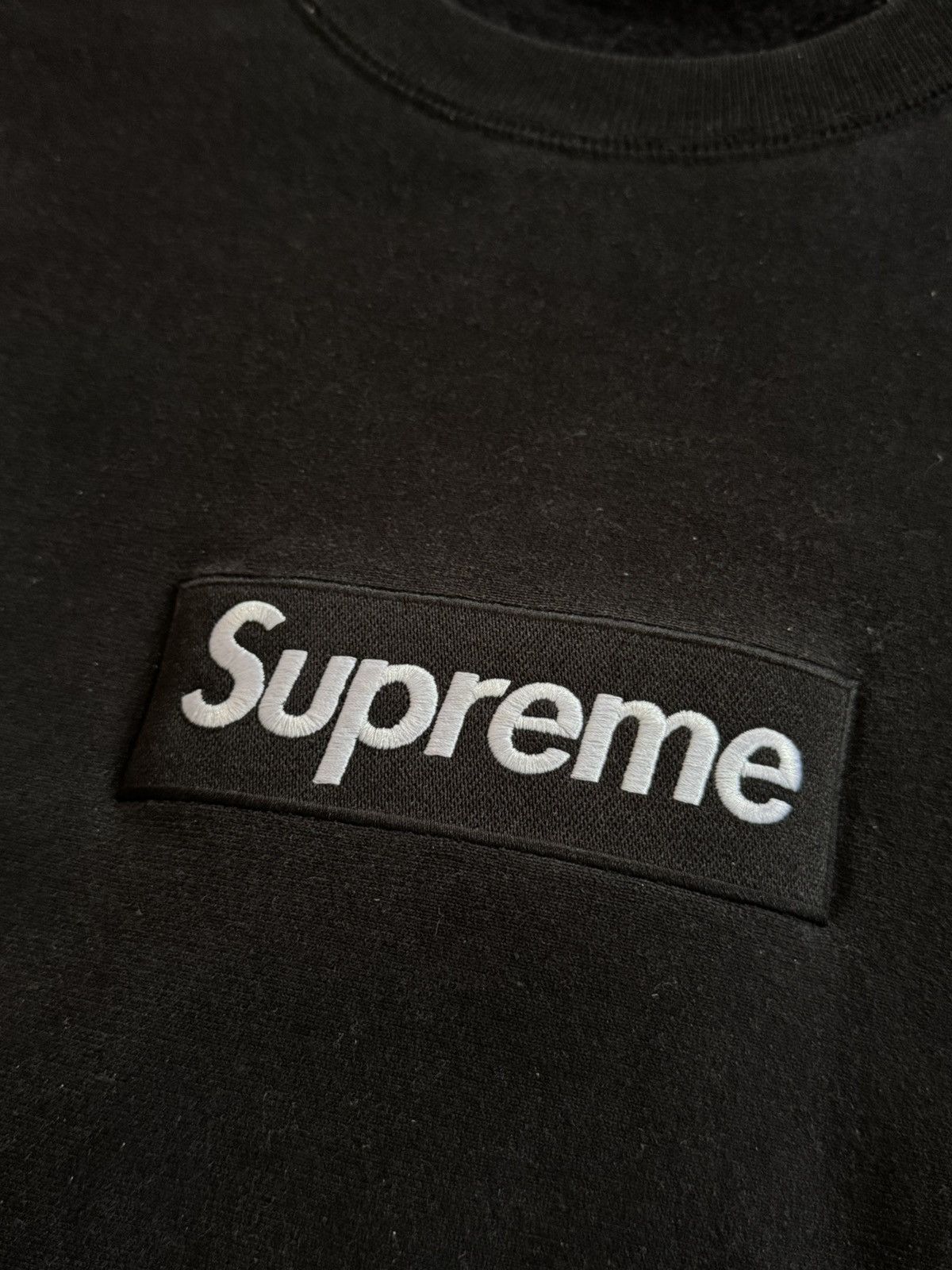 Supreme Supreme Box Logo Crewneck Black Bogo 2015 X-Large Size US XL / EU 56 / 4 - 3 Thumbnail