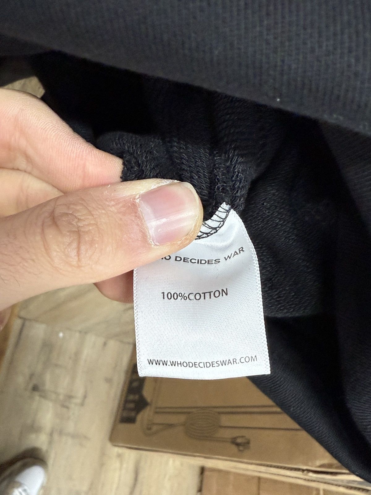 Who Decides War Who Decides War Black Hoodie Size US S / EU 44-46 / 1 - 7 Thumbnail