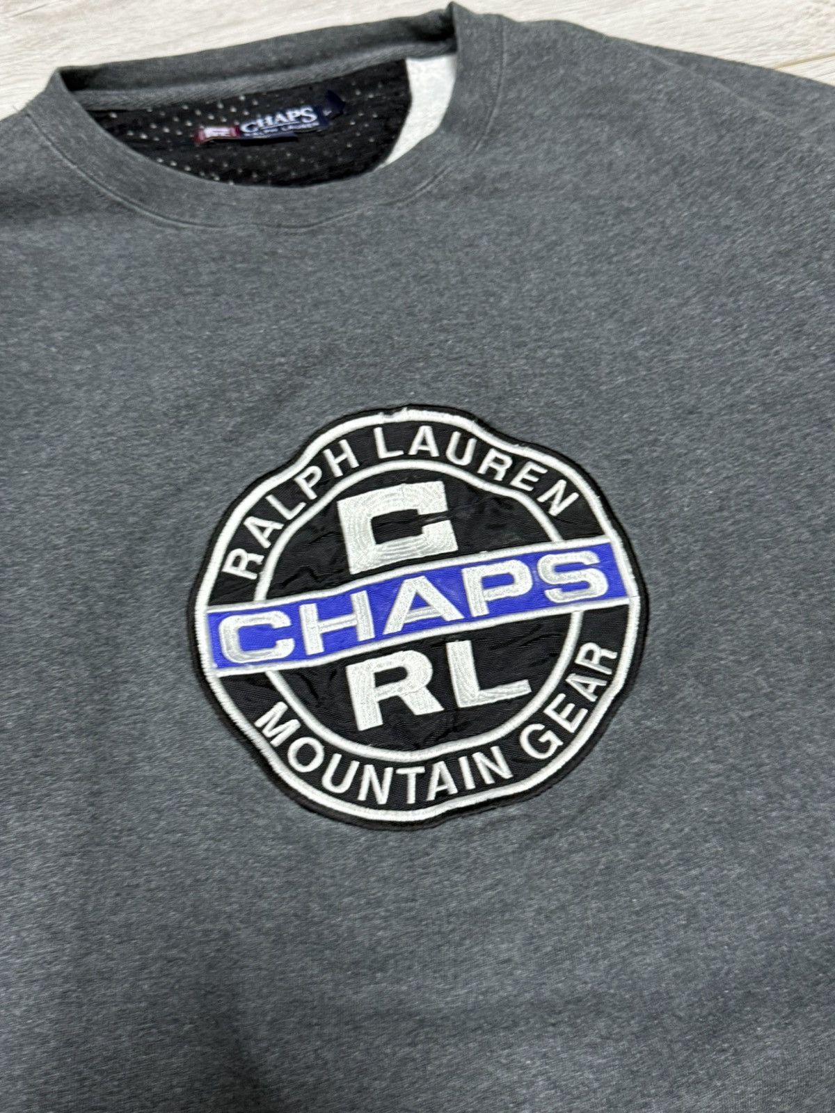Chaps Ralph Lauren Polo Ralph Lauren Chaps vintage sweatshirt big logo Size US L / EU 52-54 / 3 - 3 Thumbnail