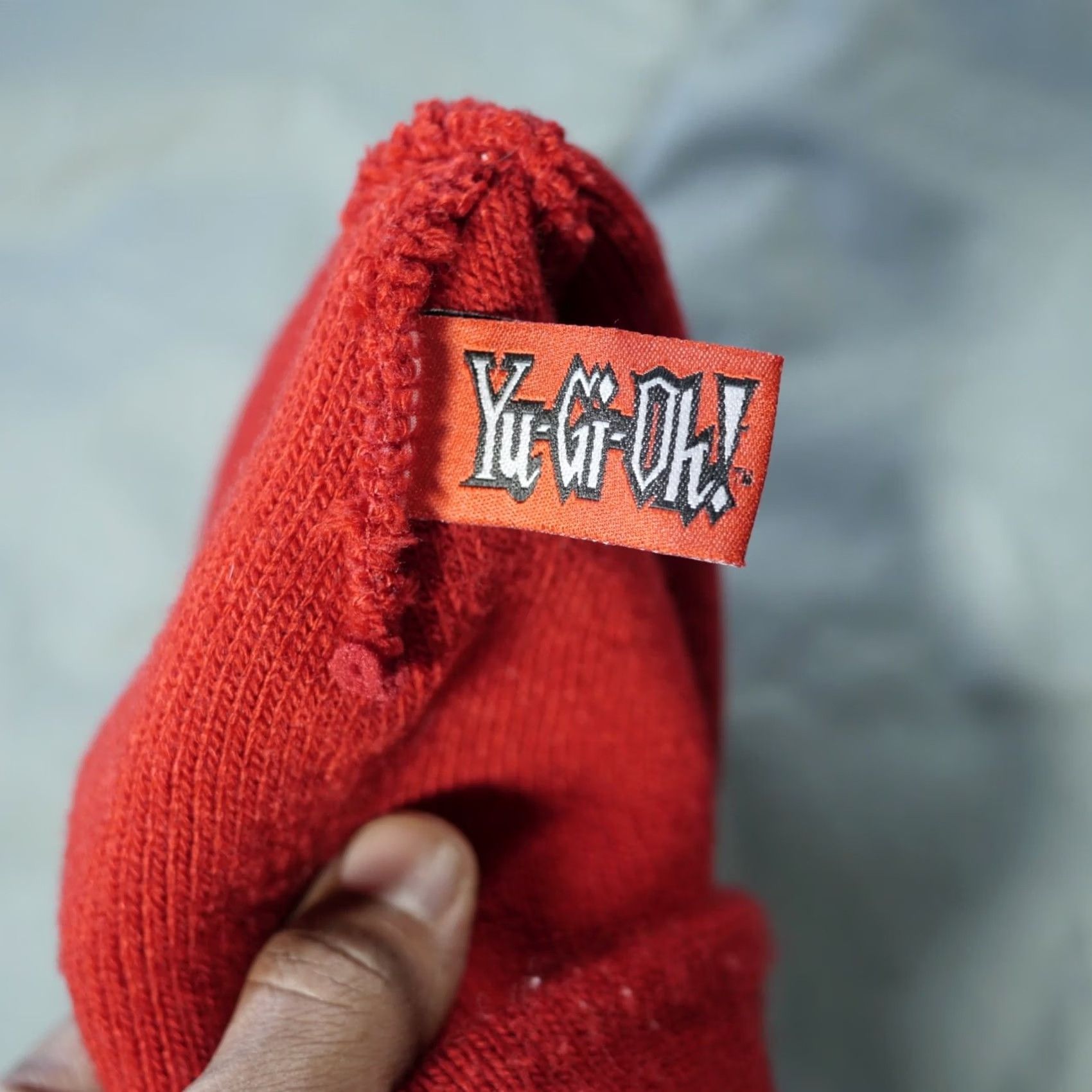 Vintage VINTAGE Yu Gi Oh Beanie Hat Red Blue Knit Cap Mens Anime Manga Outdoor Ski Size ONE SIZE - 4 Thumbnail