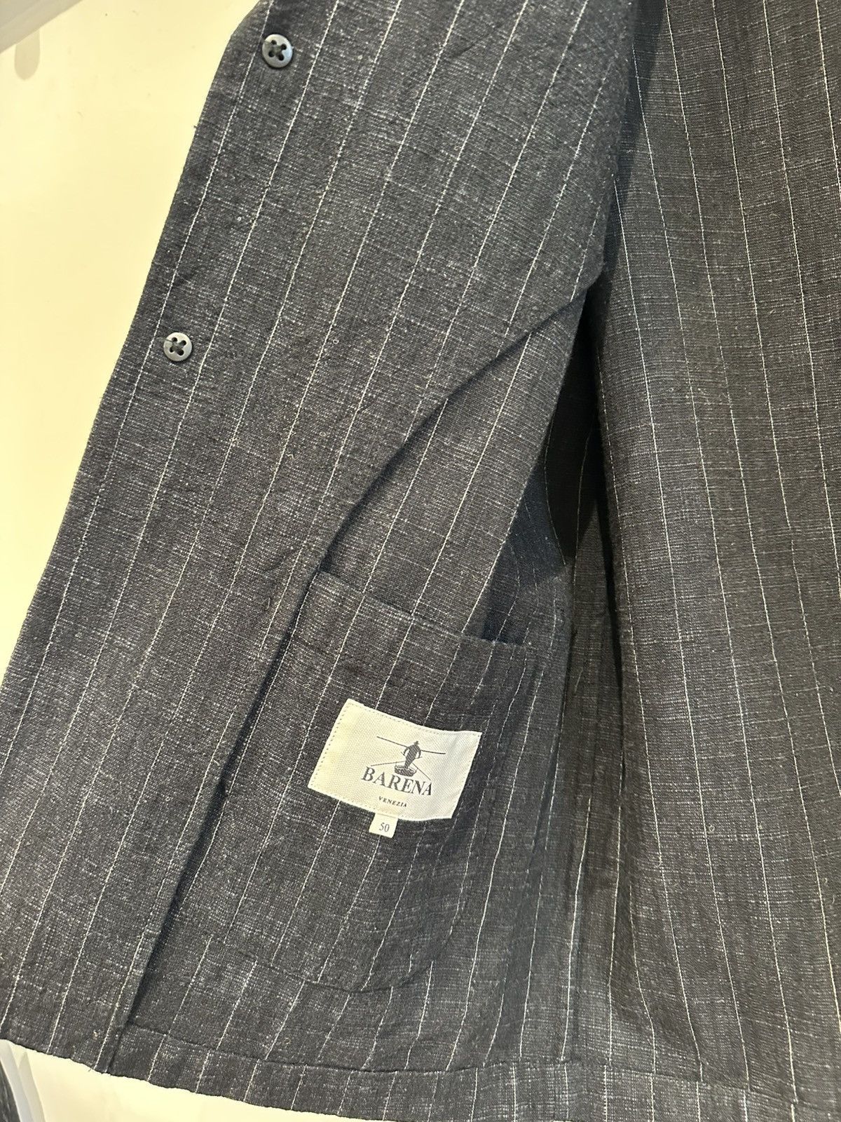 Barena Venezia Barena Striped Cotton/Wool Blazer Size 50R - 6 Thumbnail